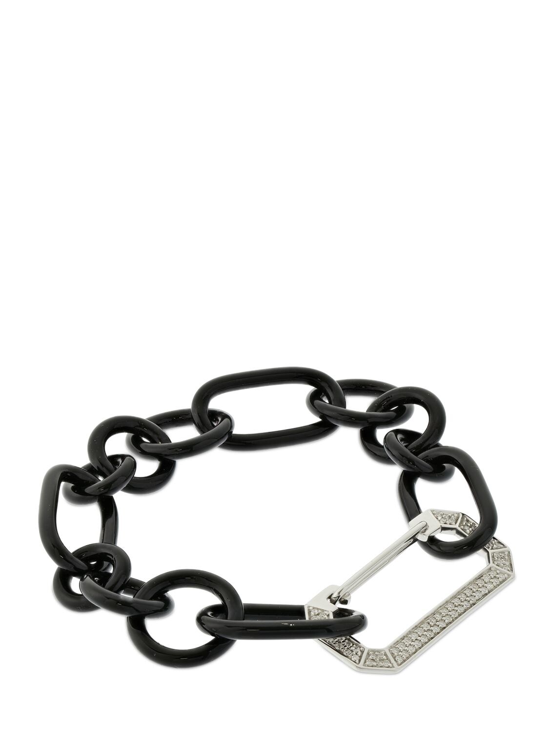 Shop Eéra Lucy 18kt & Diamond Bracelet In Black