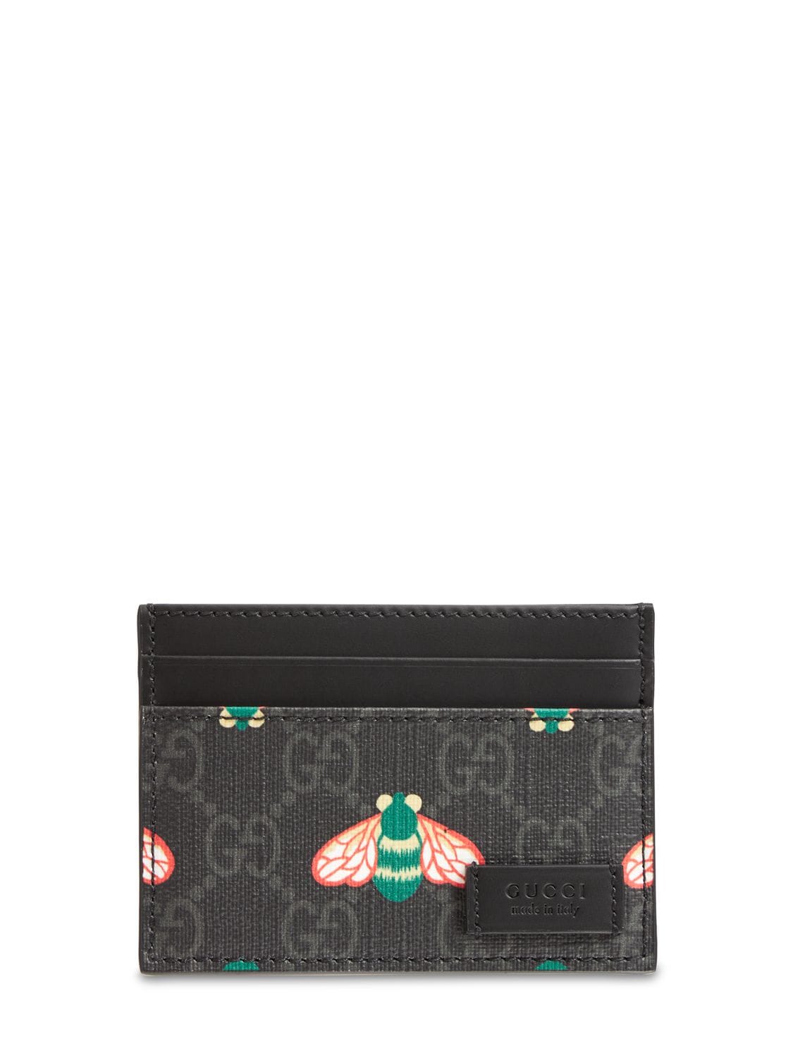 Gucci Bestiary Coated Canvas Card Holder