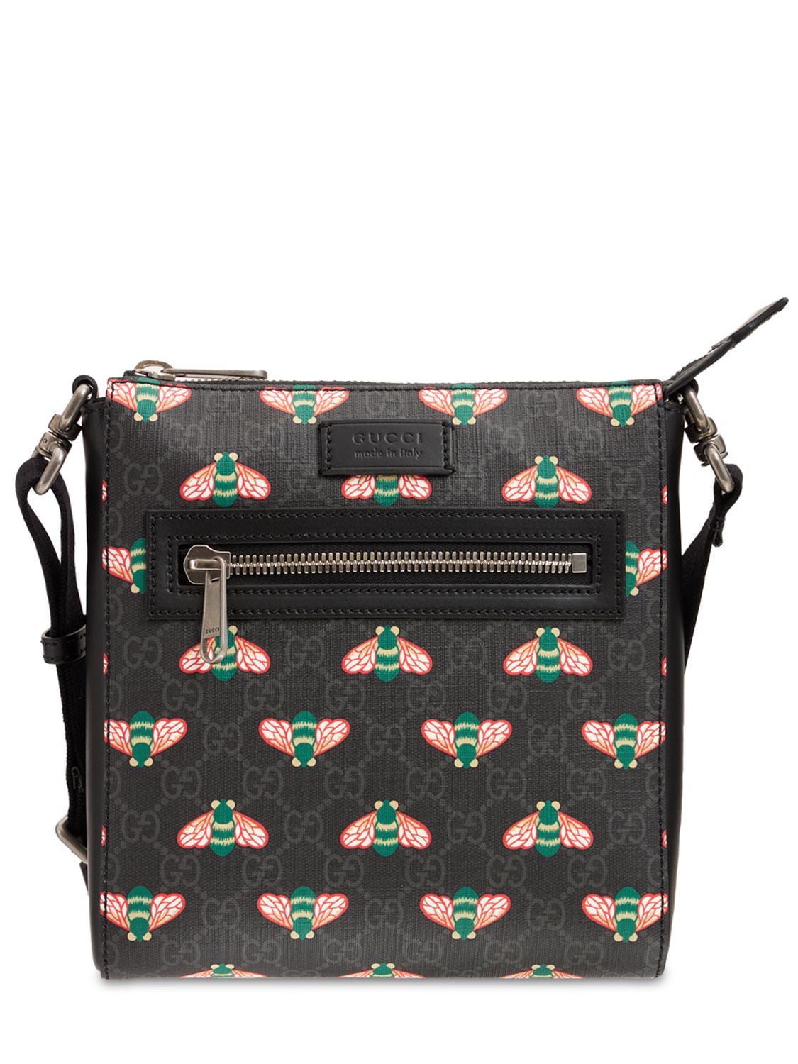 Gucci Bestiary Bees Messenger Bag In Black,multi | ModeSens