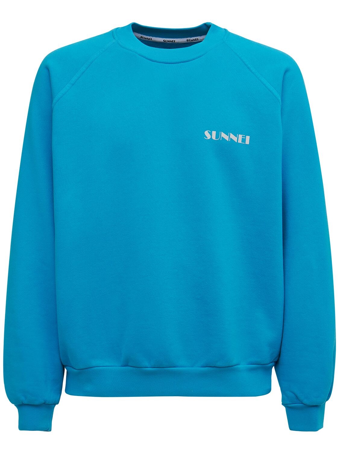 SUNNEI MINI LOGO PRINT COTTON JERSEY SWEATSHIRT