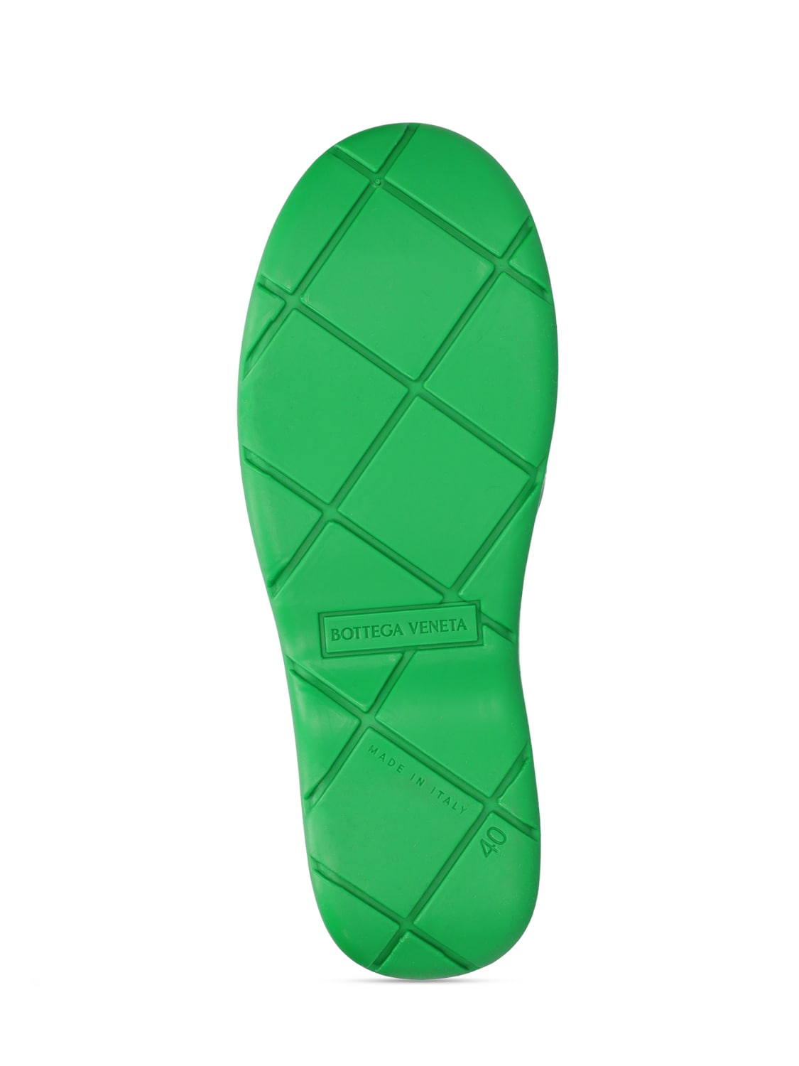 Shop Bottega Veneta 55mm Puddle Molded Rubber Ankle Boots In Grasgrün
