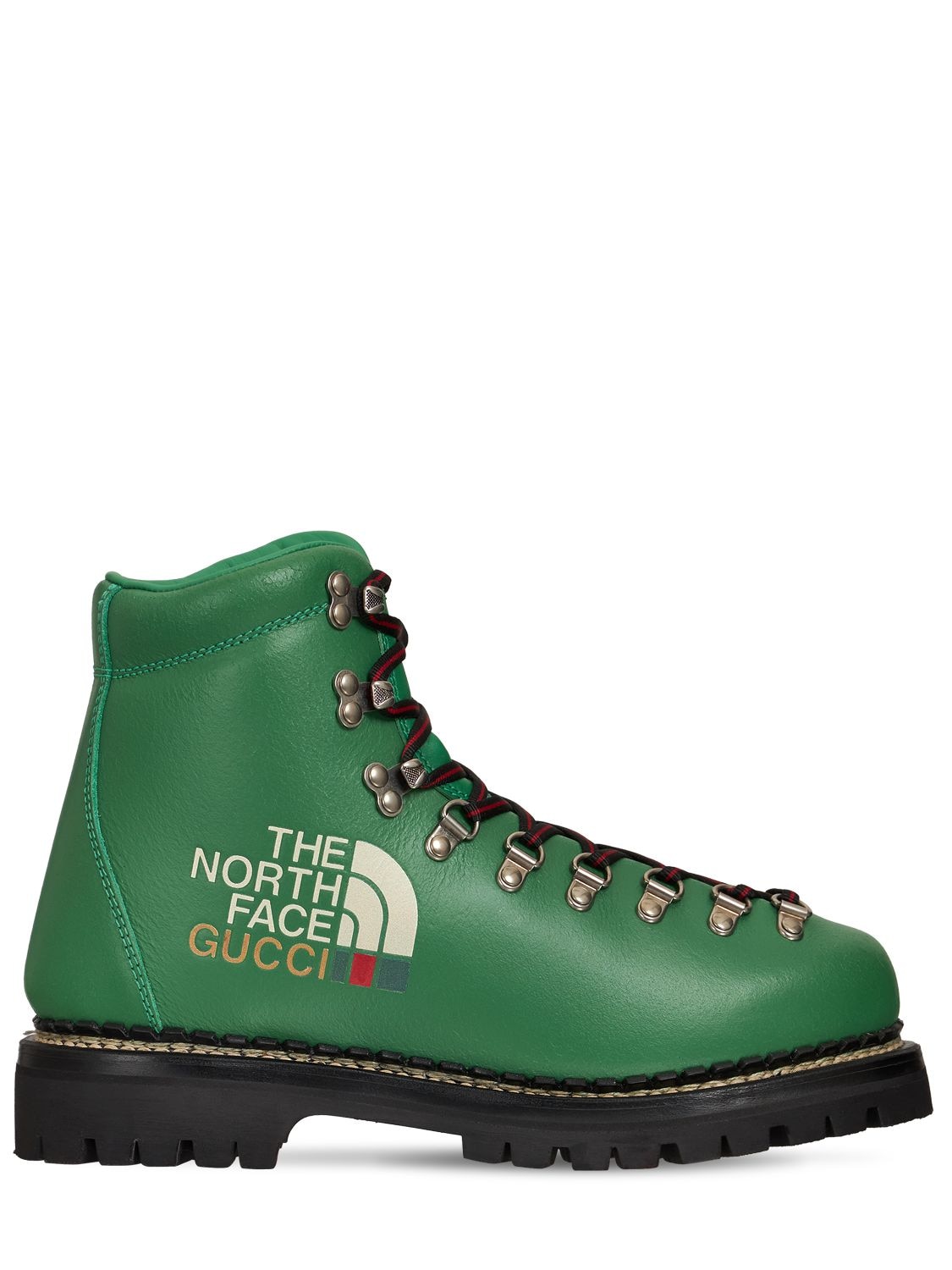 GUCCI X The North Face Leather Hiking Boots for Women