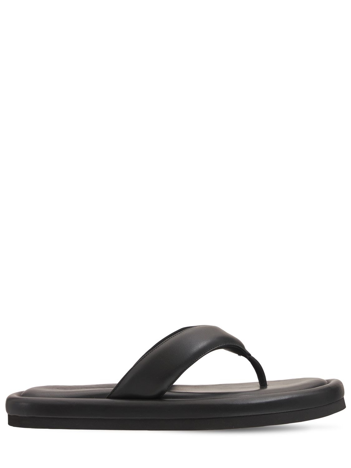 20mm Padded Leather Thong Sandals