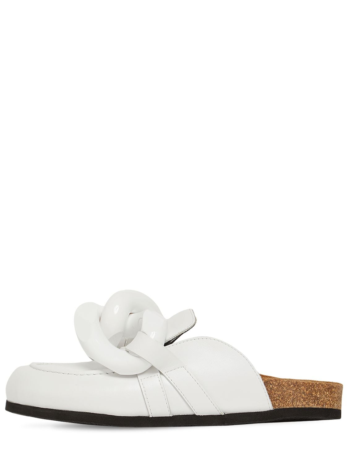 JW ANDERSON 15MM EMBELLISHED LEATHER MULES