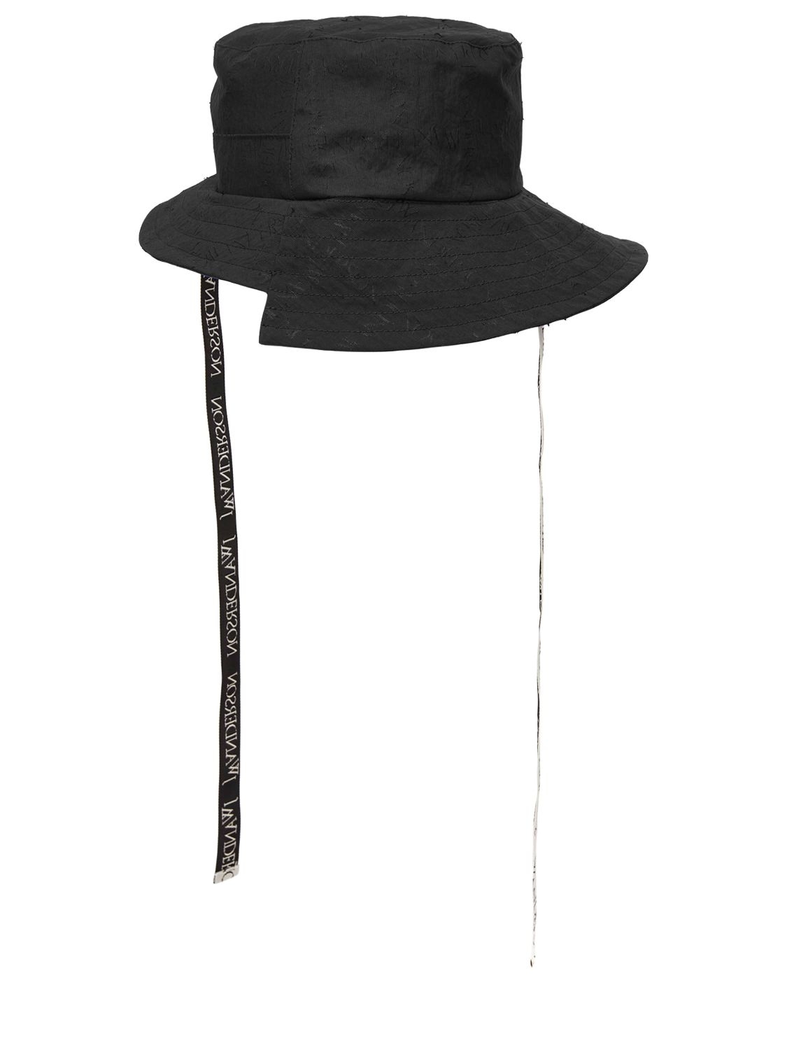 JW Anderson bunny-motif Bucket Hat - Black