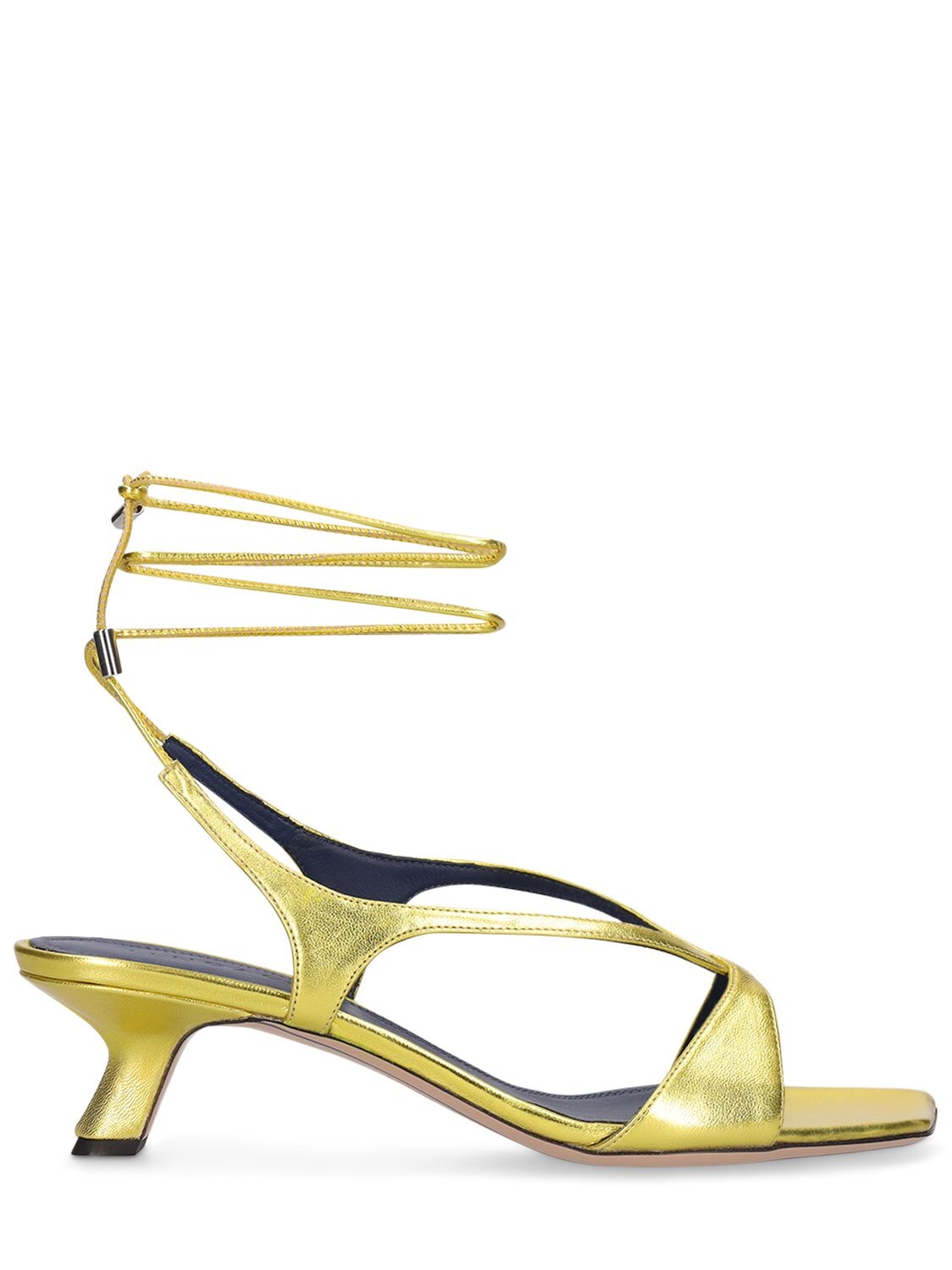 IINDACO 45mm Persefone Metallic Leather Sandals