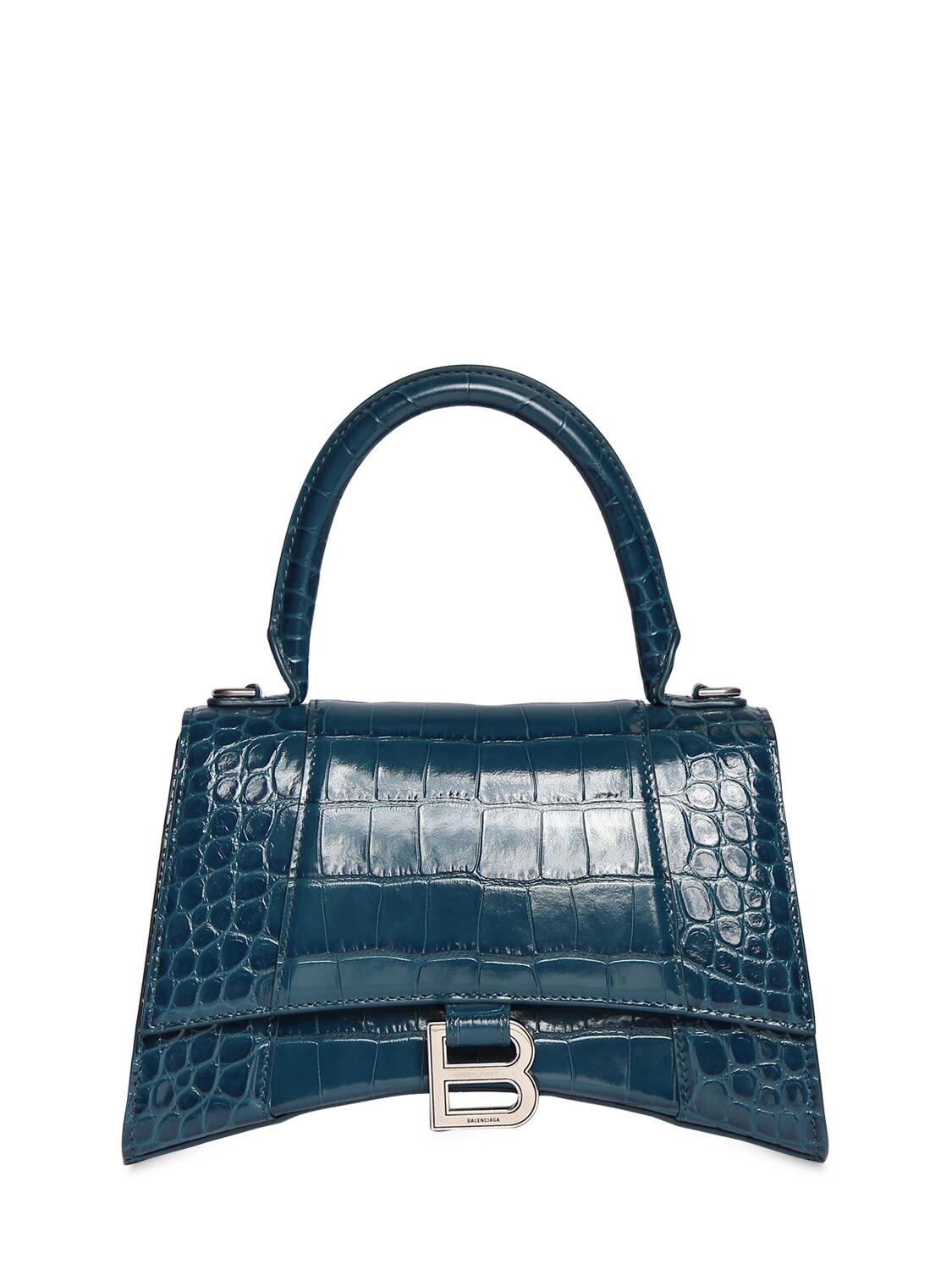 Balenciaga Small Hourglass Tote Bag In Blue | ModeSens