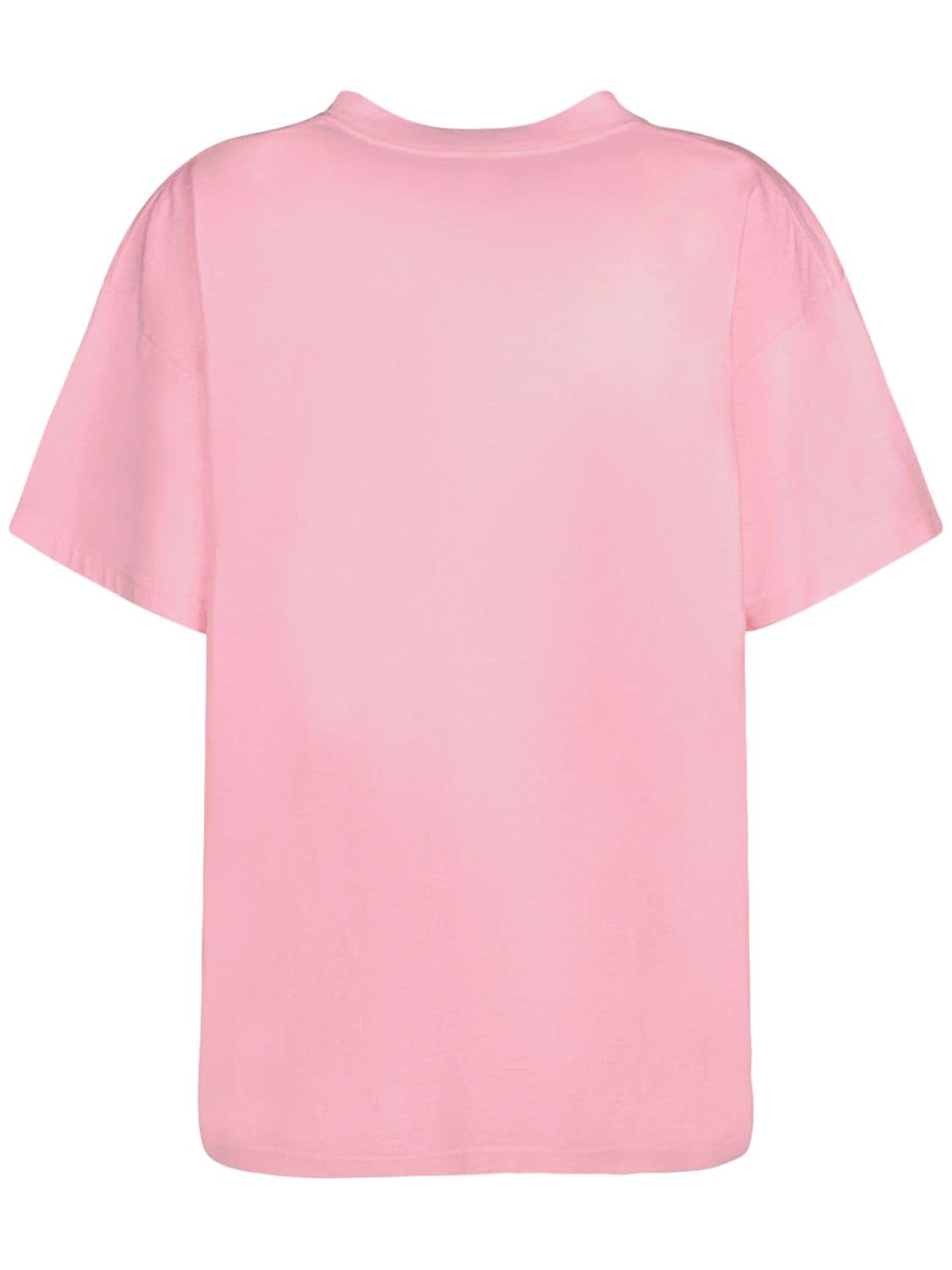 Shop Balenciaga Maison  Cotton T-shirt In Pink