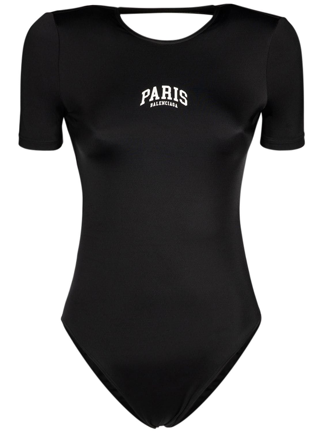 Paris Short Sleeve One-piece Swimsuit