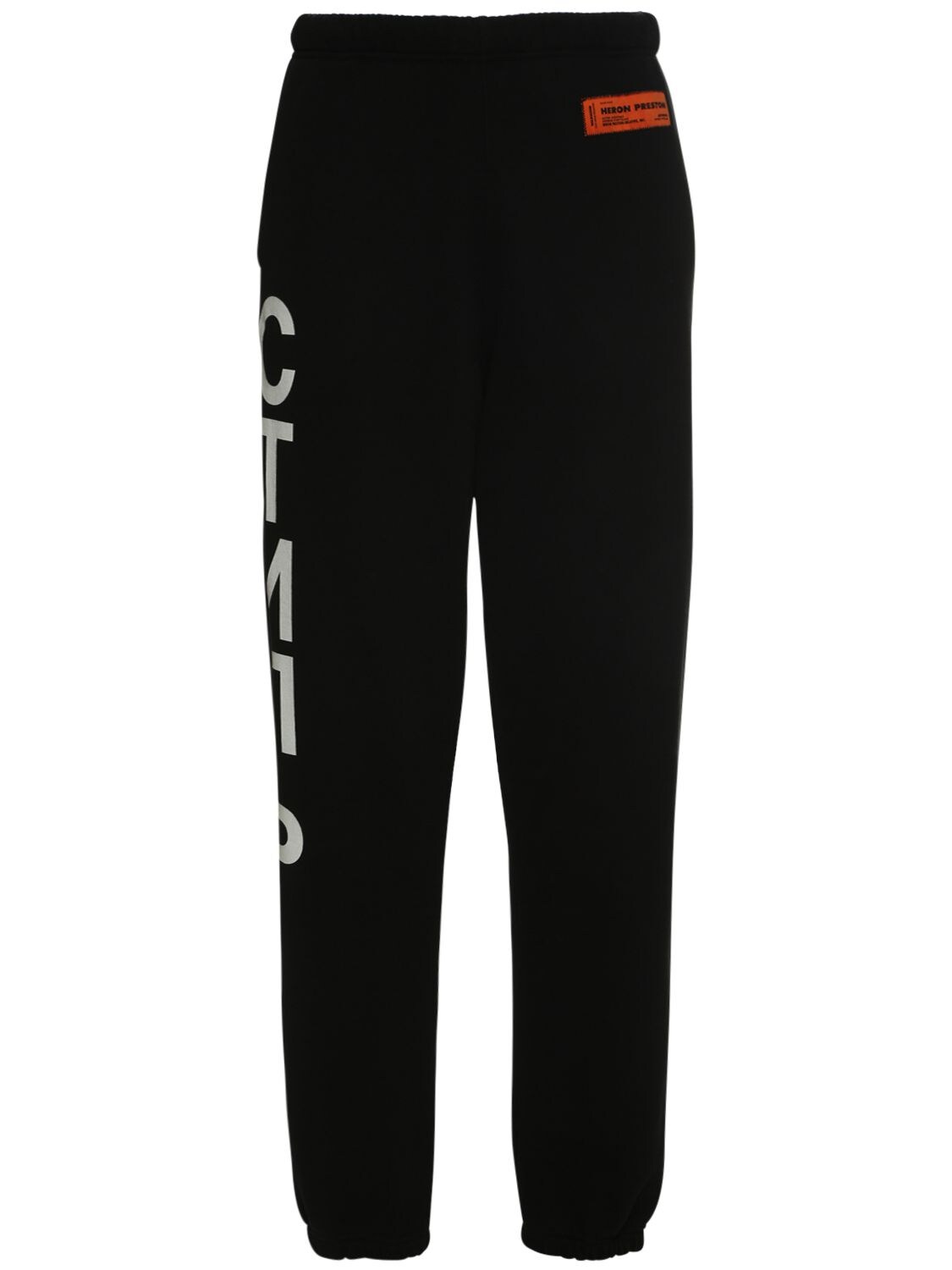 HERON PRESTON CTNMB PRINT COTTON SWEATPANTS