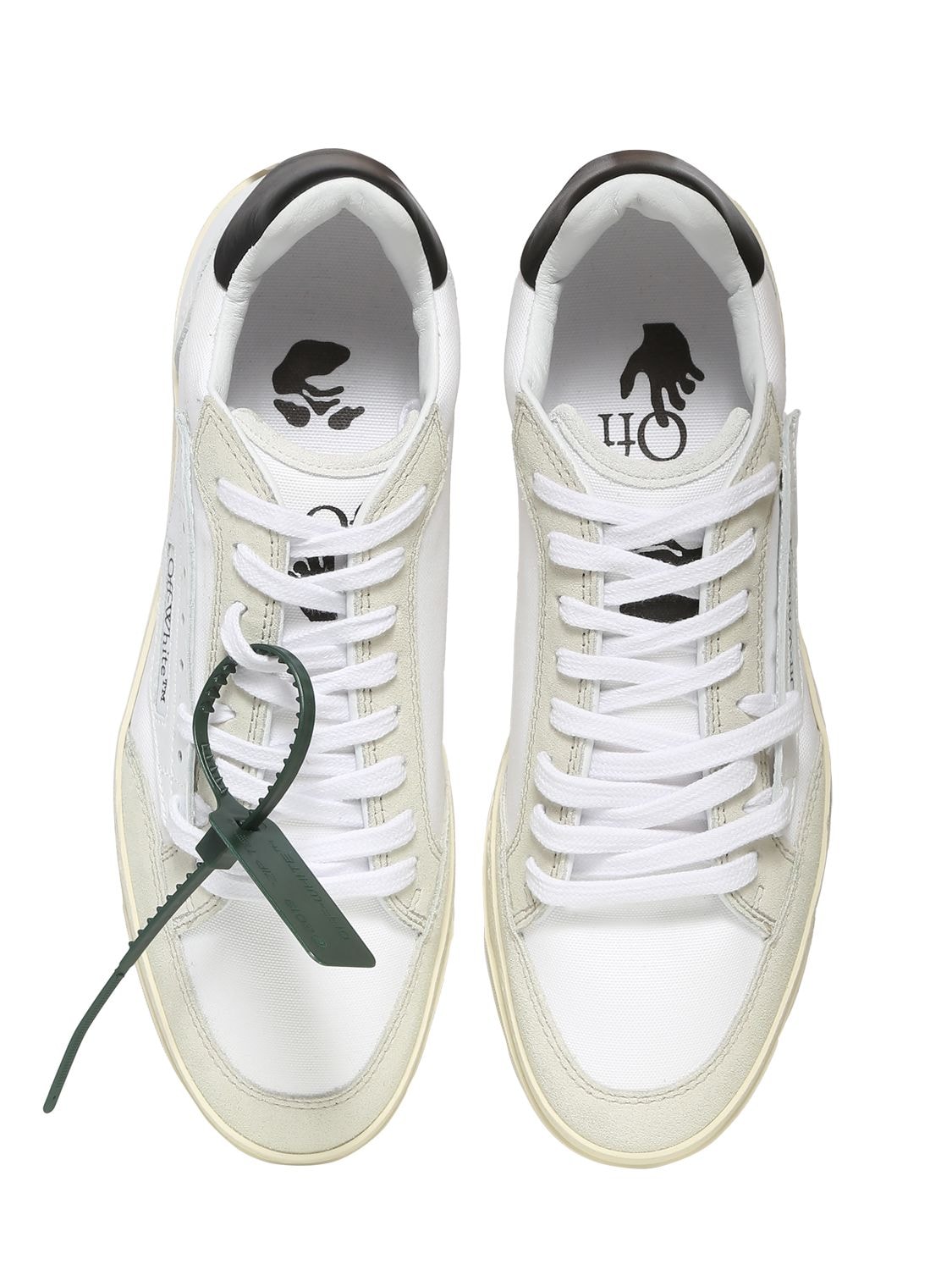 Shop Off-white 5.0 Suede Low Top Sneakers In 화이트,블랙