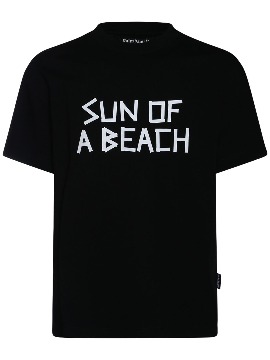 Sun Of A Beach Print Cotton T-shirt