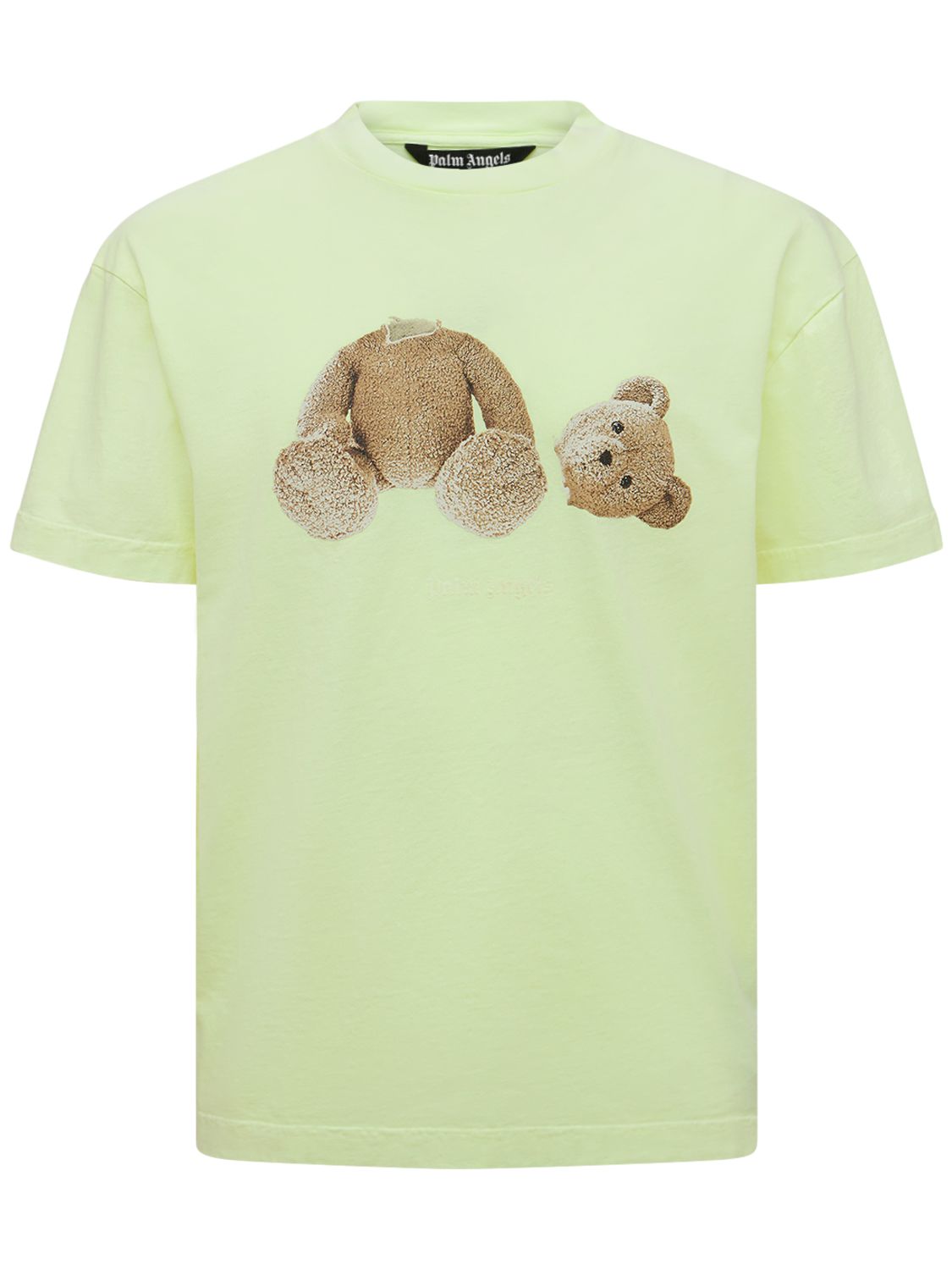 Palm Angels - Bear print cotton jersey 