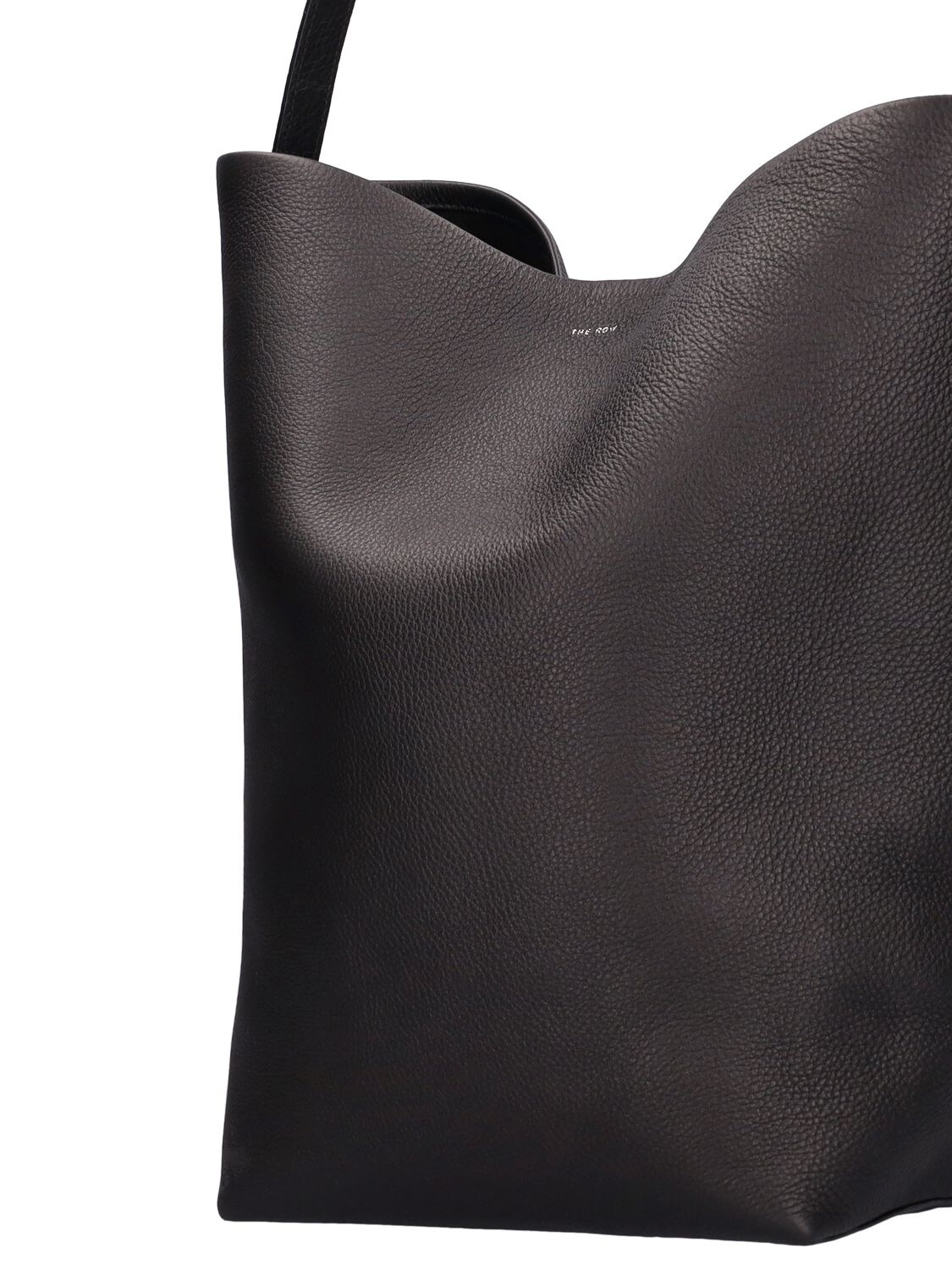 Shop The Row Large Lux Park Leather Tote Bag In Black