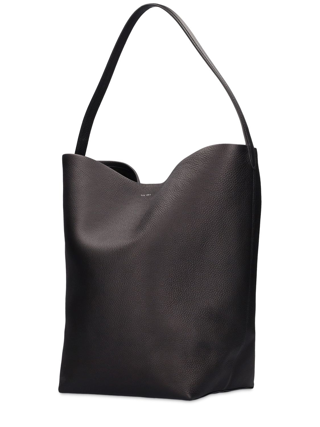 Shop The Row Large Lux Park Leather Tote Bag In Black