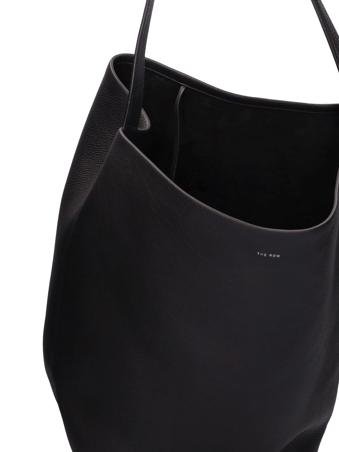 Shop The Row Large Lux Park Leather Tote Bag In Black