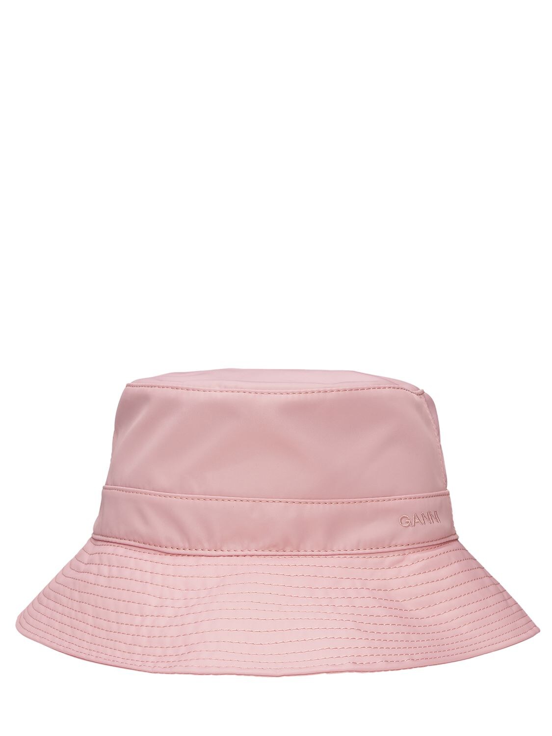 Ganni Recycled Polyester Bucket Hat In Pink | ModeSens