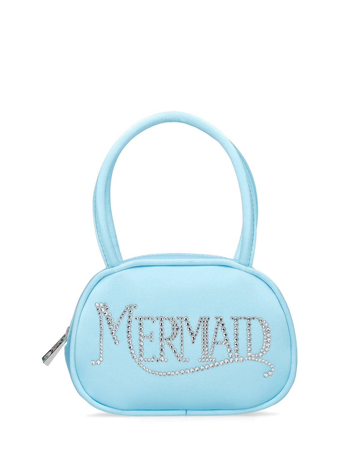 AMINA MUADDI Superamini Mermaid Satin Top Handle Bag