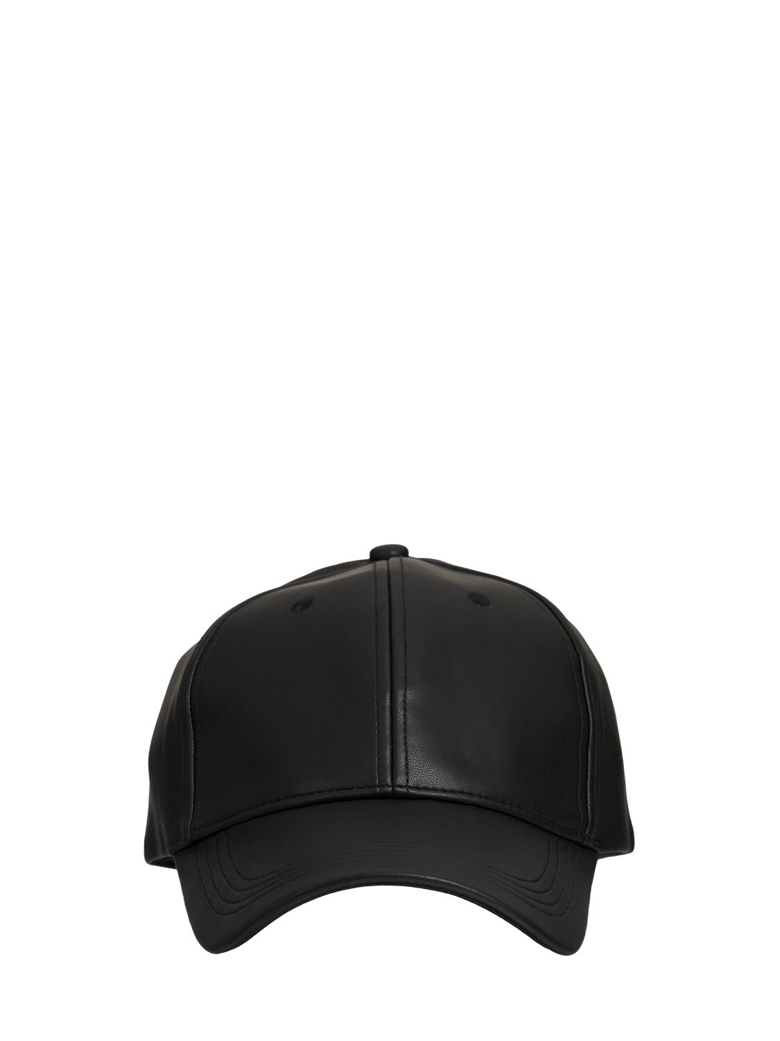 STAND STUDIO CIA FAUX LEATHER BASEBALL HAT