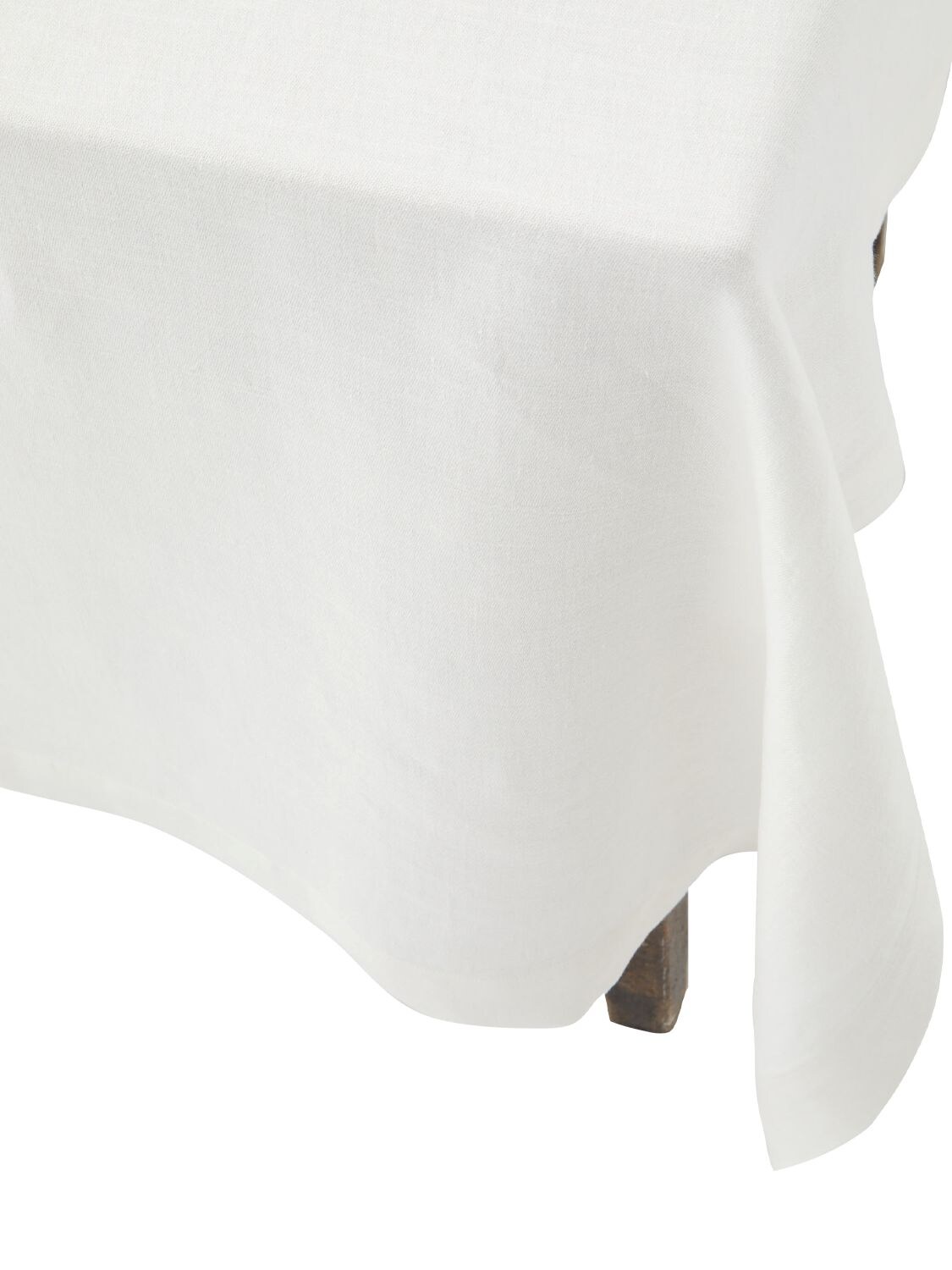 Shop Tekla Linen Tablecloth In Porcelaine