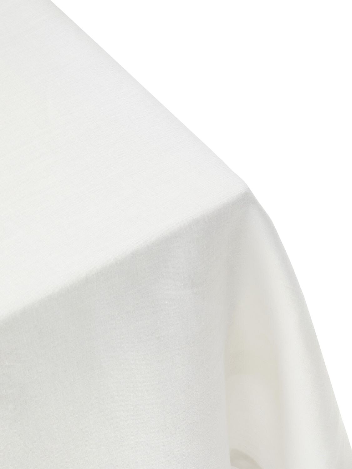 Shop Tekla Linen Tablecloth In Porcelaine