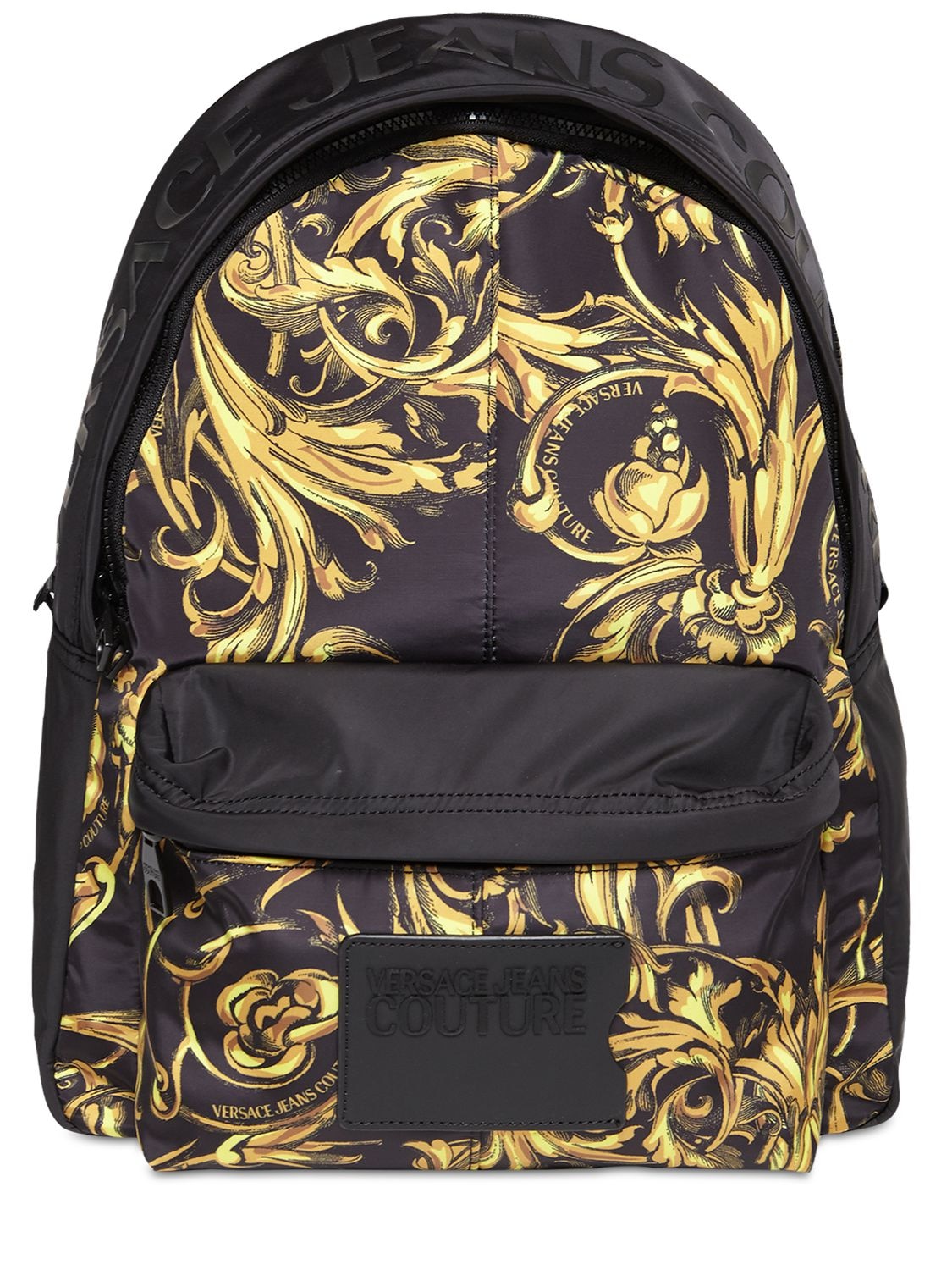Baroque Print Nylon Backpack