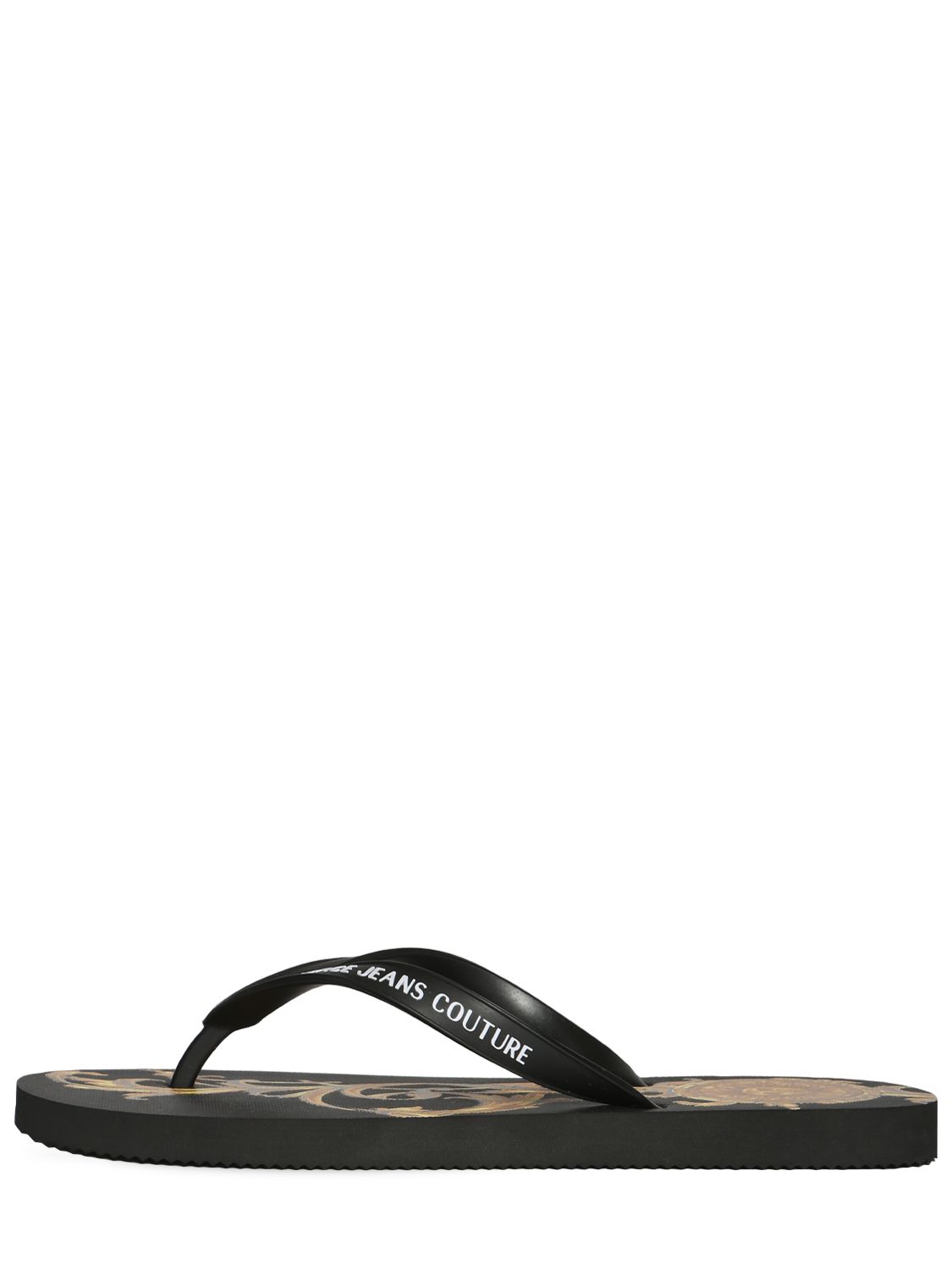 versace couture flip flops