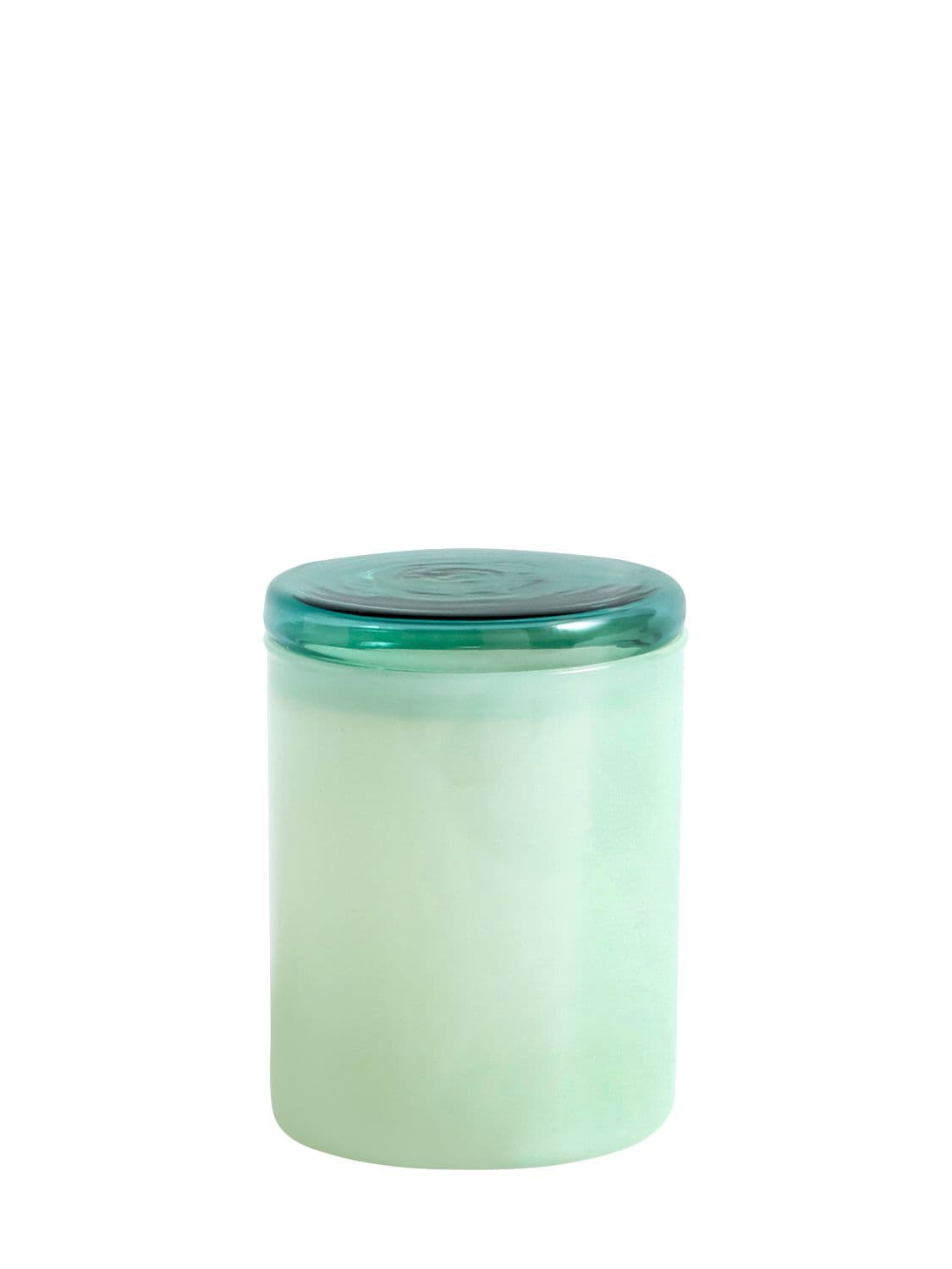 Shop Hay Small Glass Jar In Green