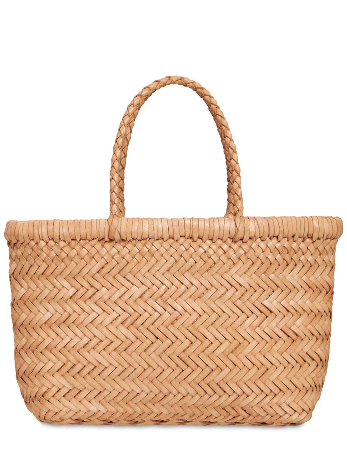 DRAGON DIFFUSION Mini Flat Gora Leather Basket Bag