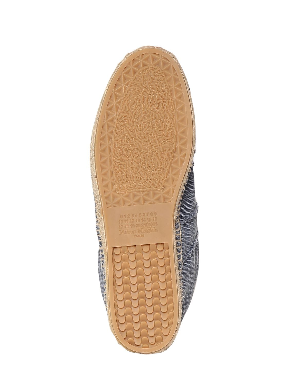 MAISON MARGIELA Replica cotton-canvas espadrille sneakers