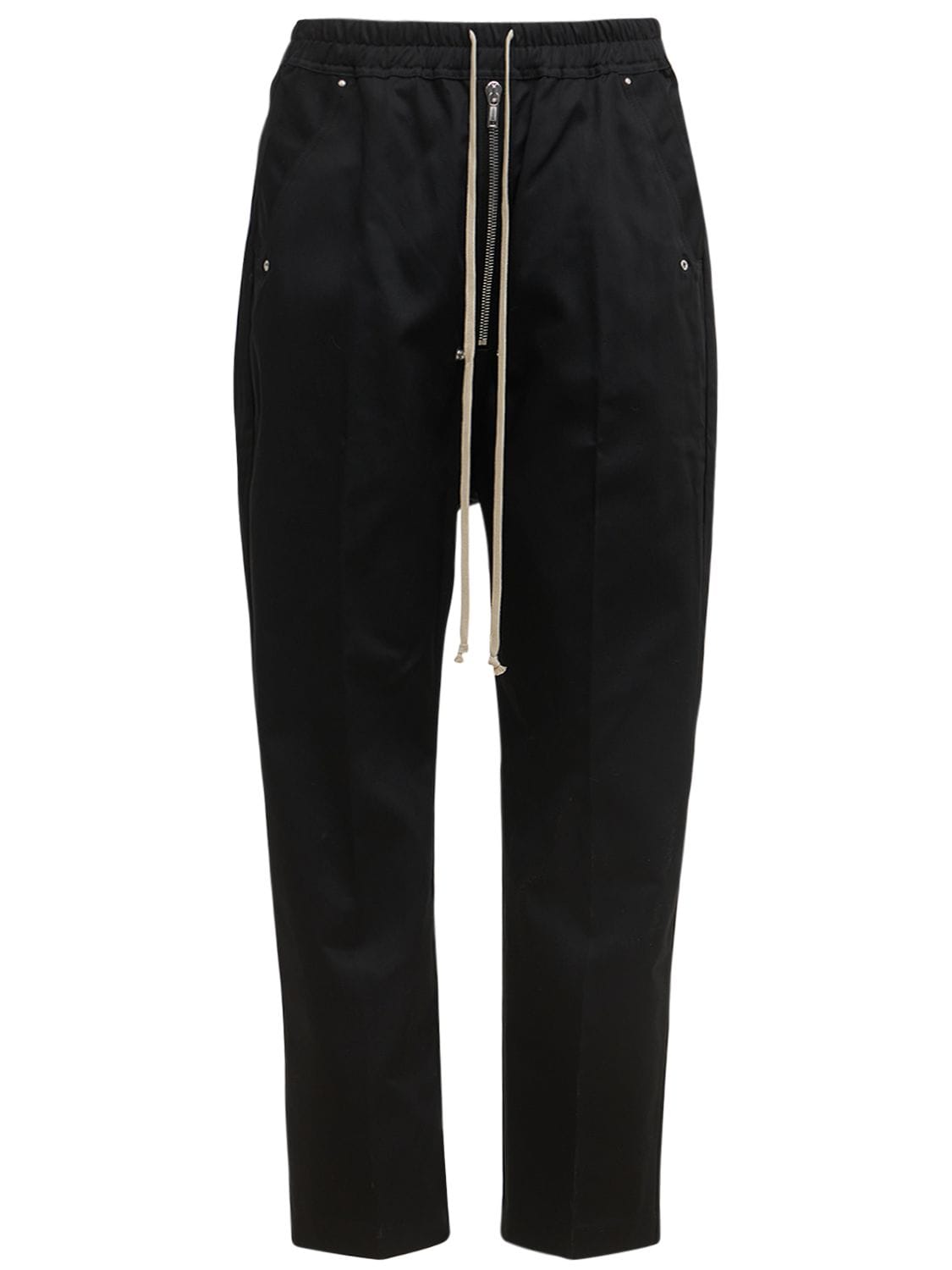 rick owens drop crotch joggers