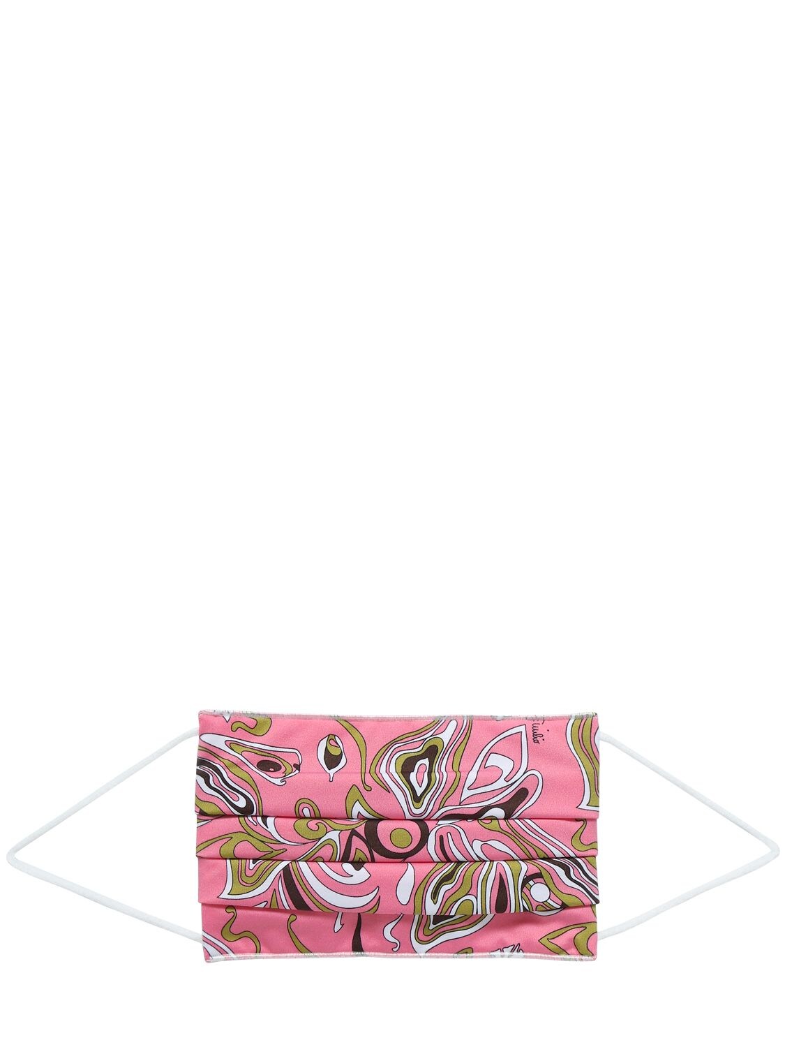 Pucci Africana-print Face Mask In Geranio