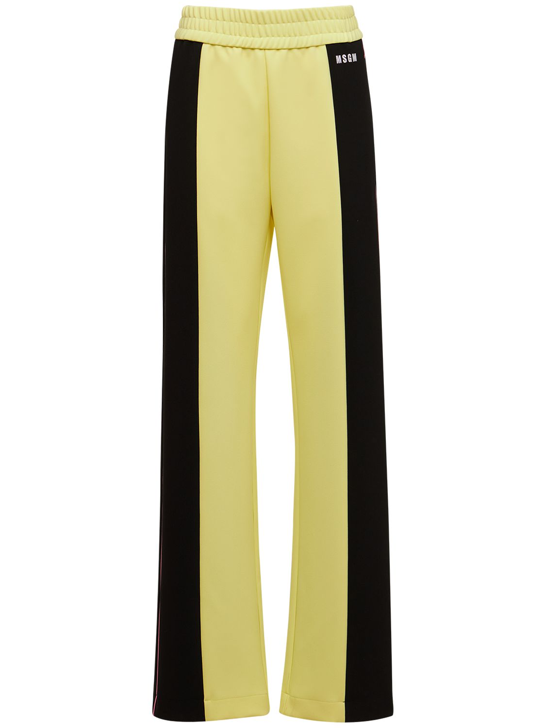 Msgm - Sporty cady sweatpants - Black 