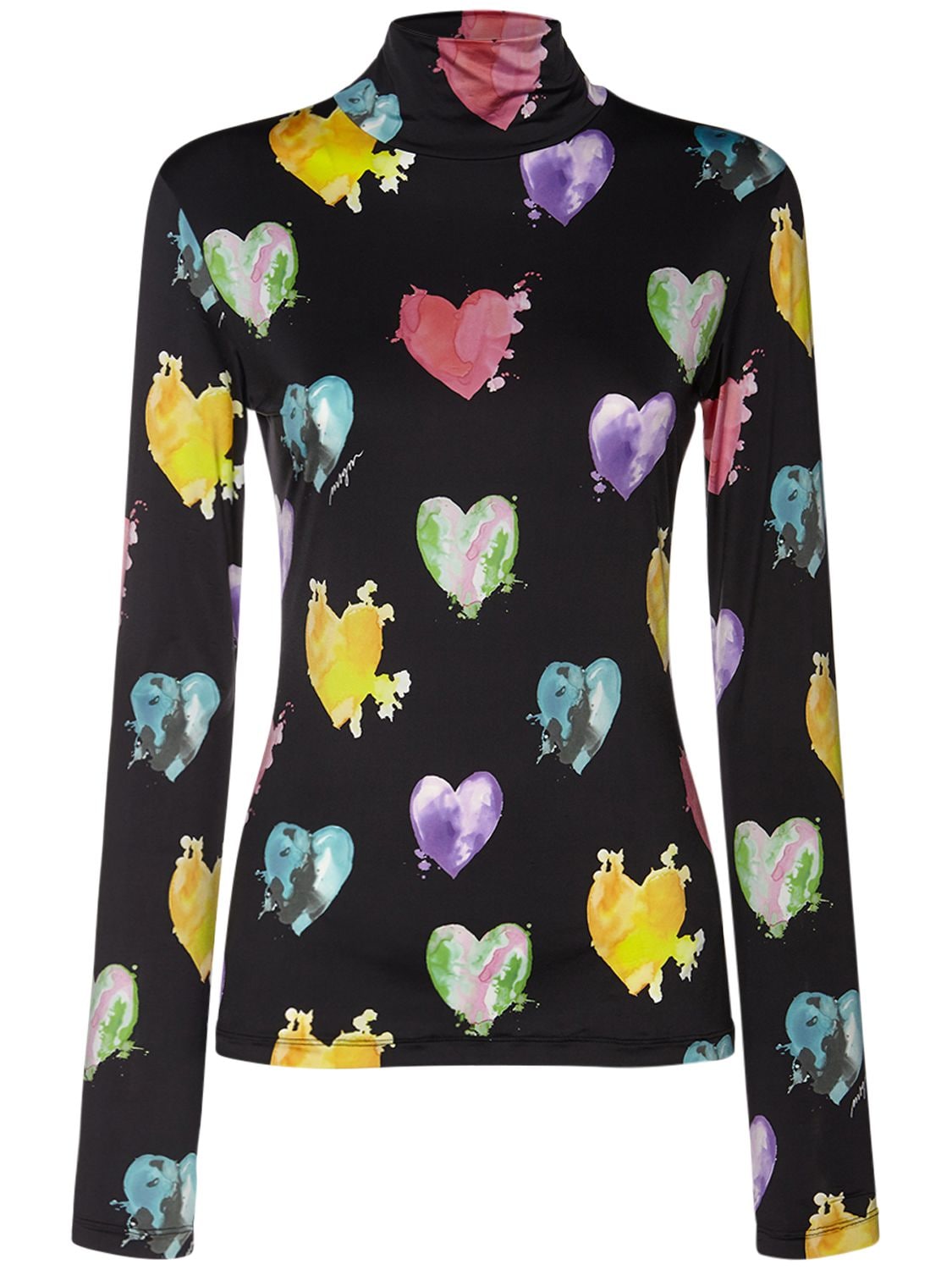 Dripping Hearts Printed Top