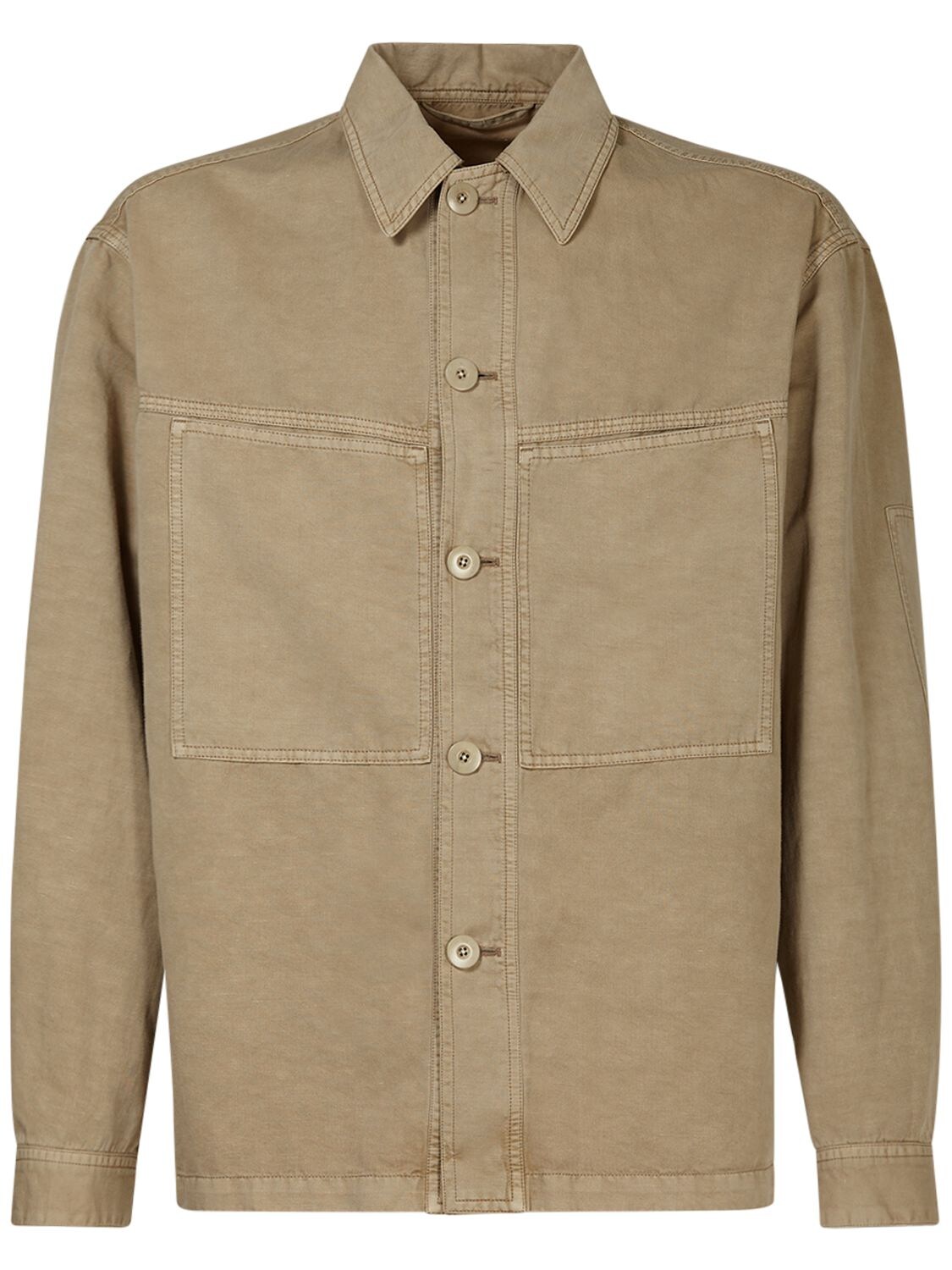 Cotton & Linen Overshirt Jacket