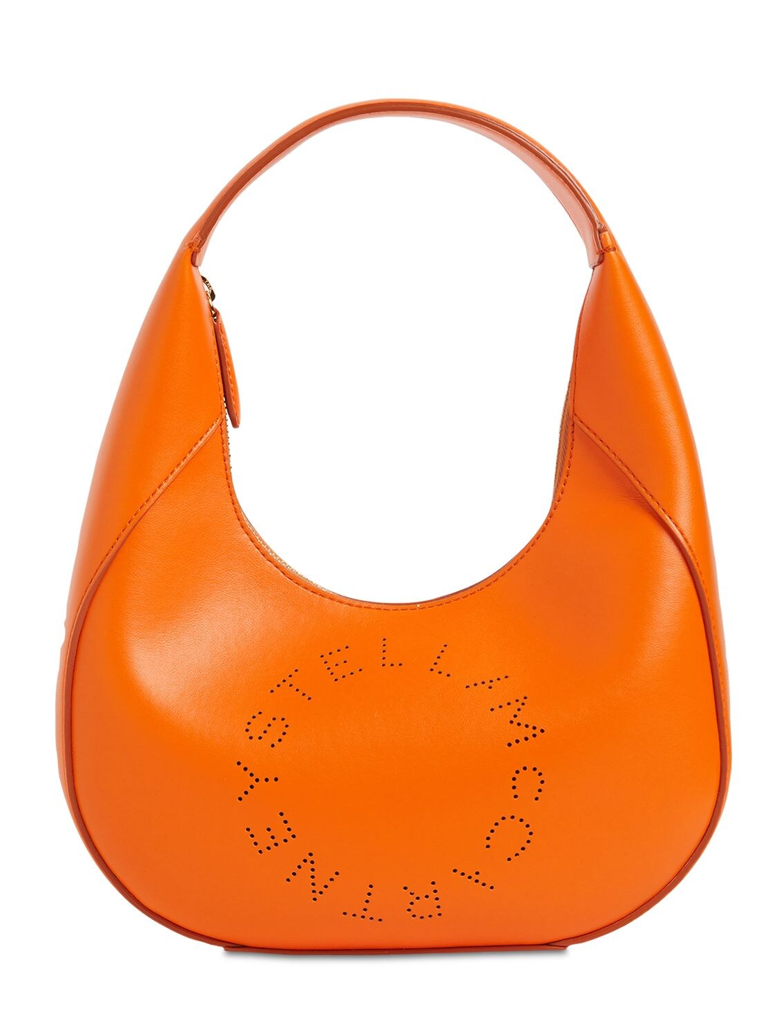 Logo Small Faux Leather Shoulder Bag