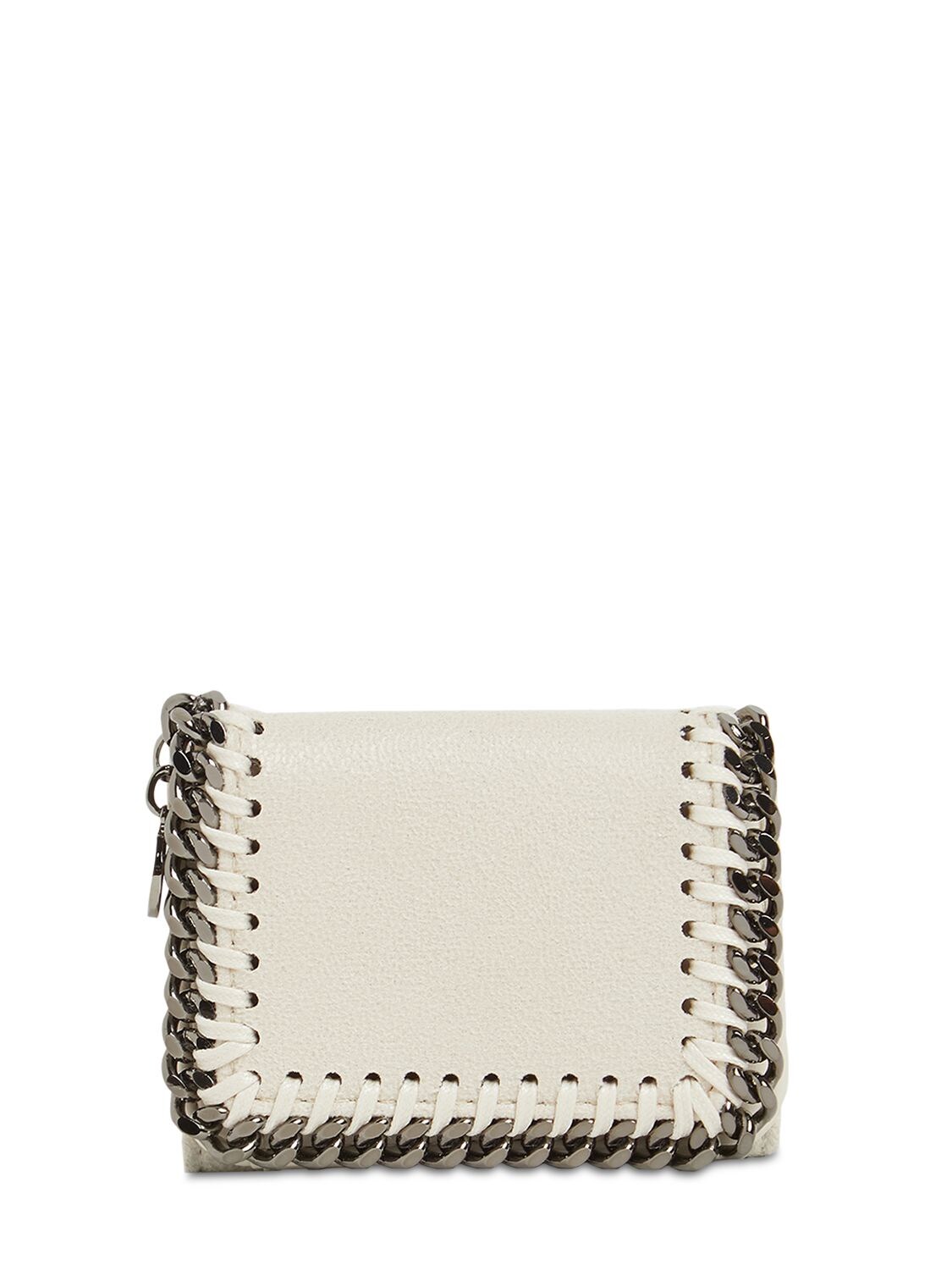 Falabella Shaggy Faux Leather Wallet