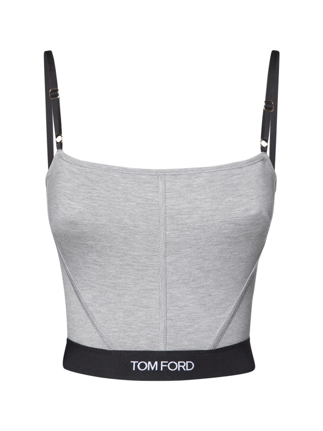 TOM FORD logo-underband Bra - Farfetch