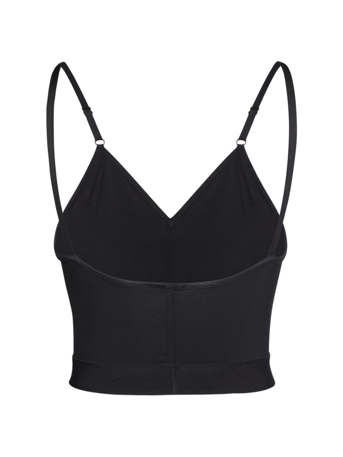 Shop Tom Ford Cropped Tech Jersey Tank Top In Black