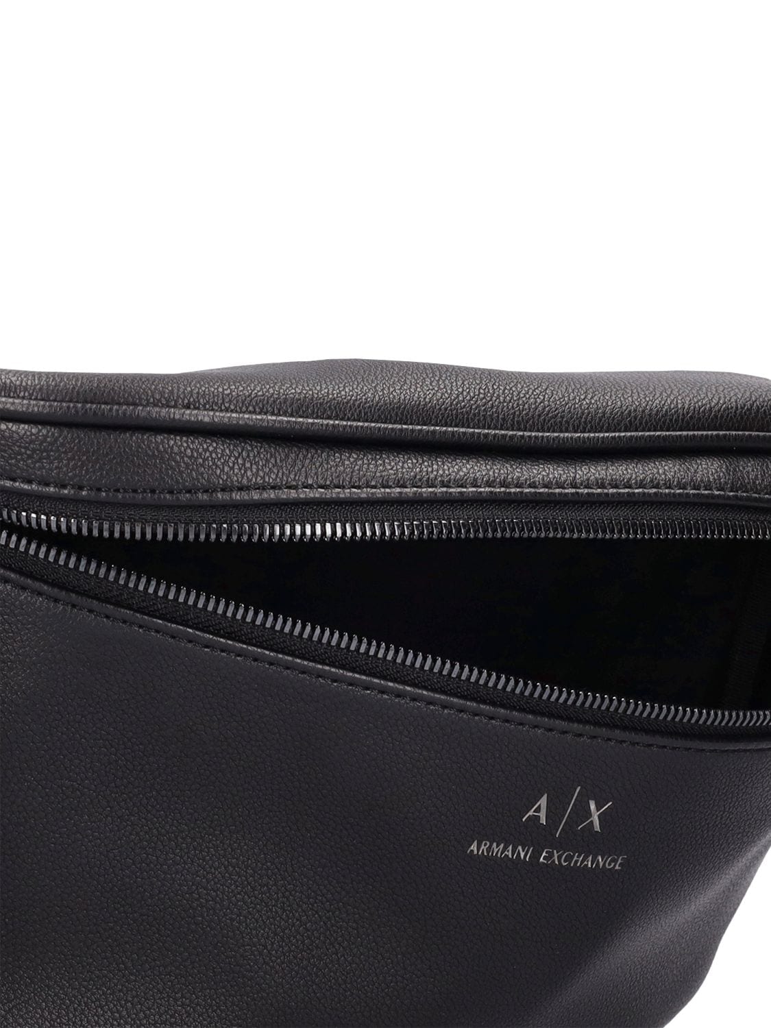 ARMANI EXCHANGE: belt bag in synthetic leather - Black