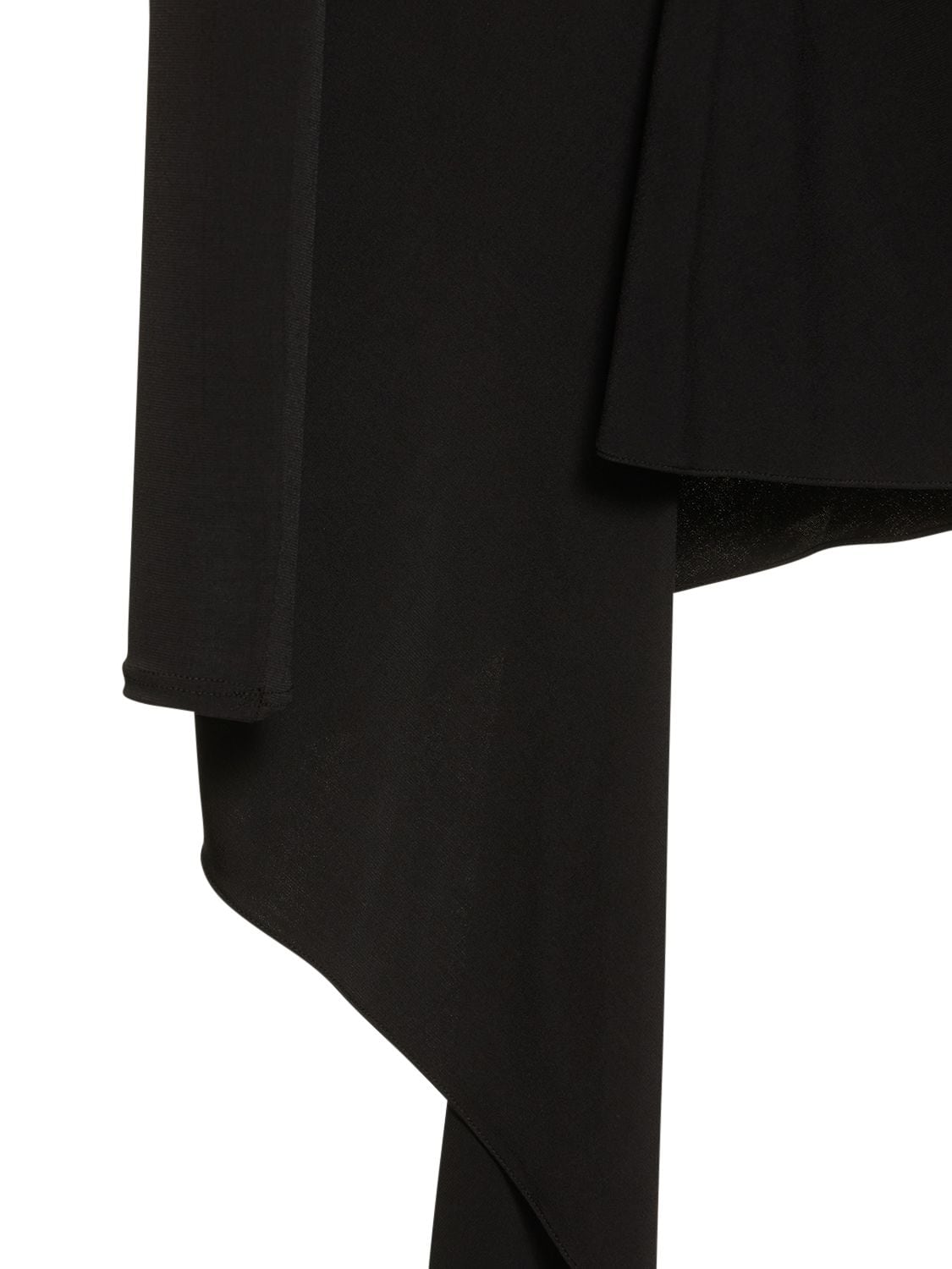 Shop Monot Asymmetric Cutout Mini Dress In Black