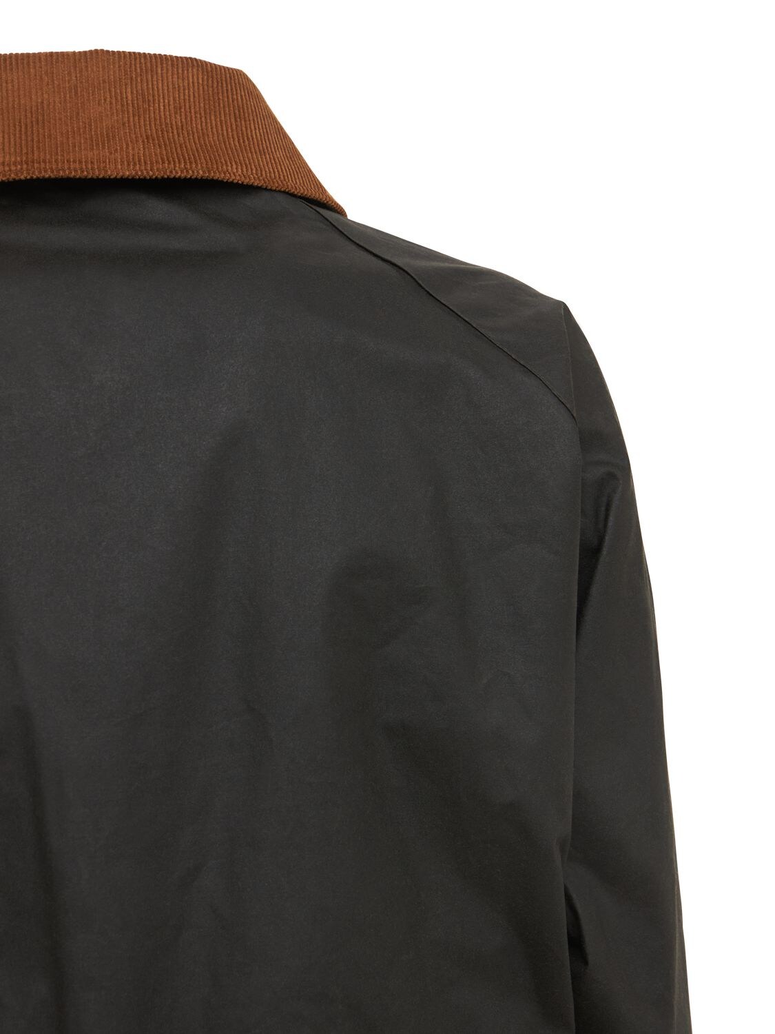 Shop Barbour Acorn Lightweight Waxed Cotton Jacket In Olivgrün