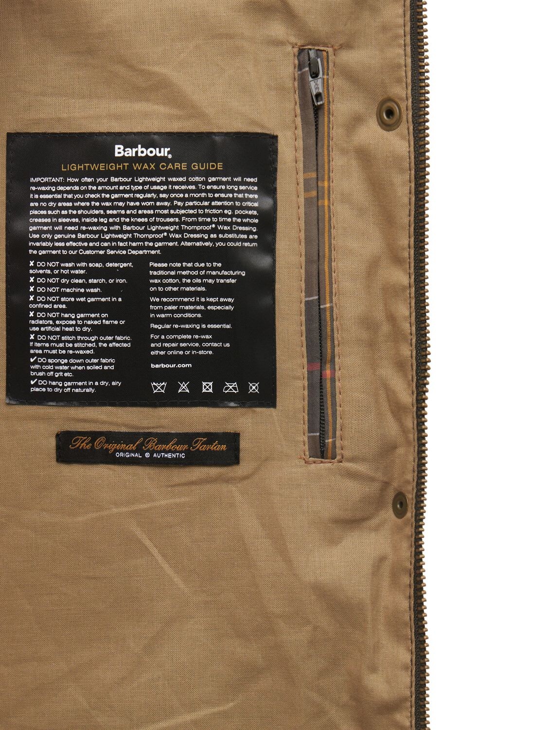 Shop Barbour Acorn Lightweight Waxed Cotton Jacket In Olivgrün