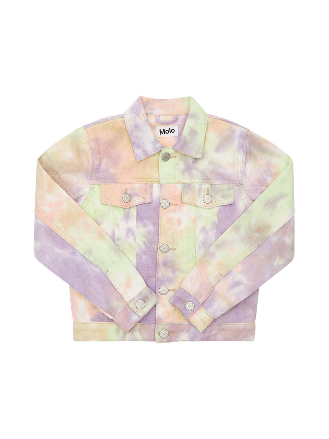 MOLO TIE DYE COTTON DENIM JACKET