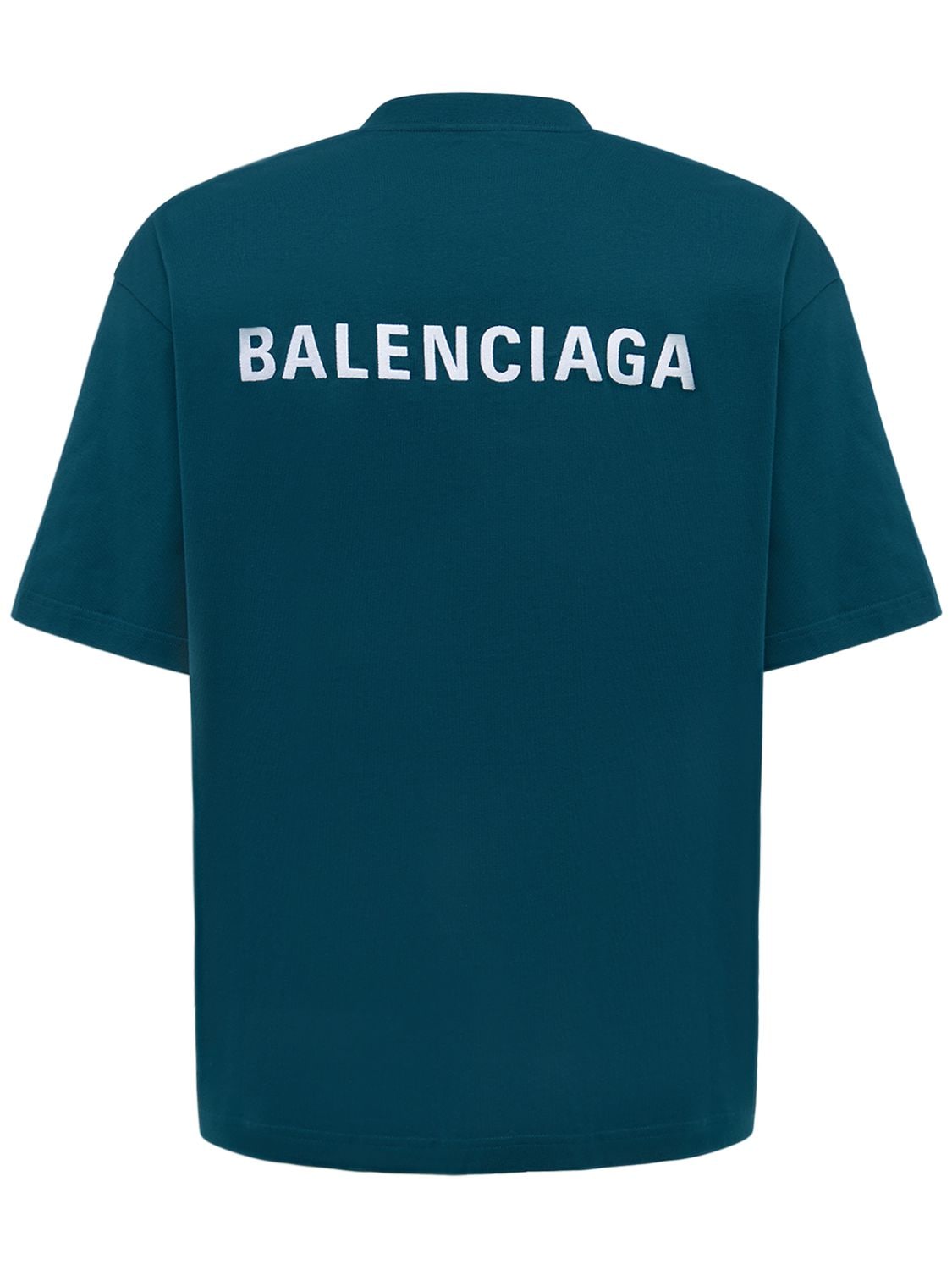 balenciaga back logo tee