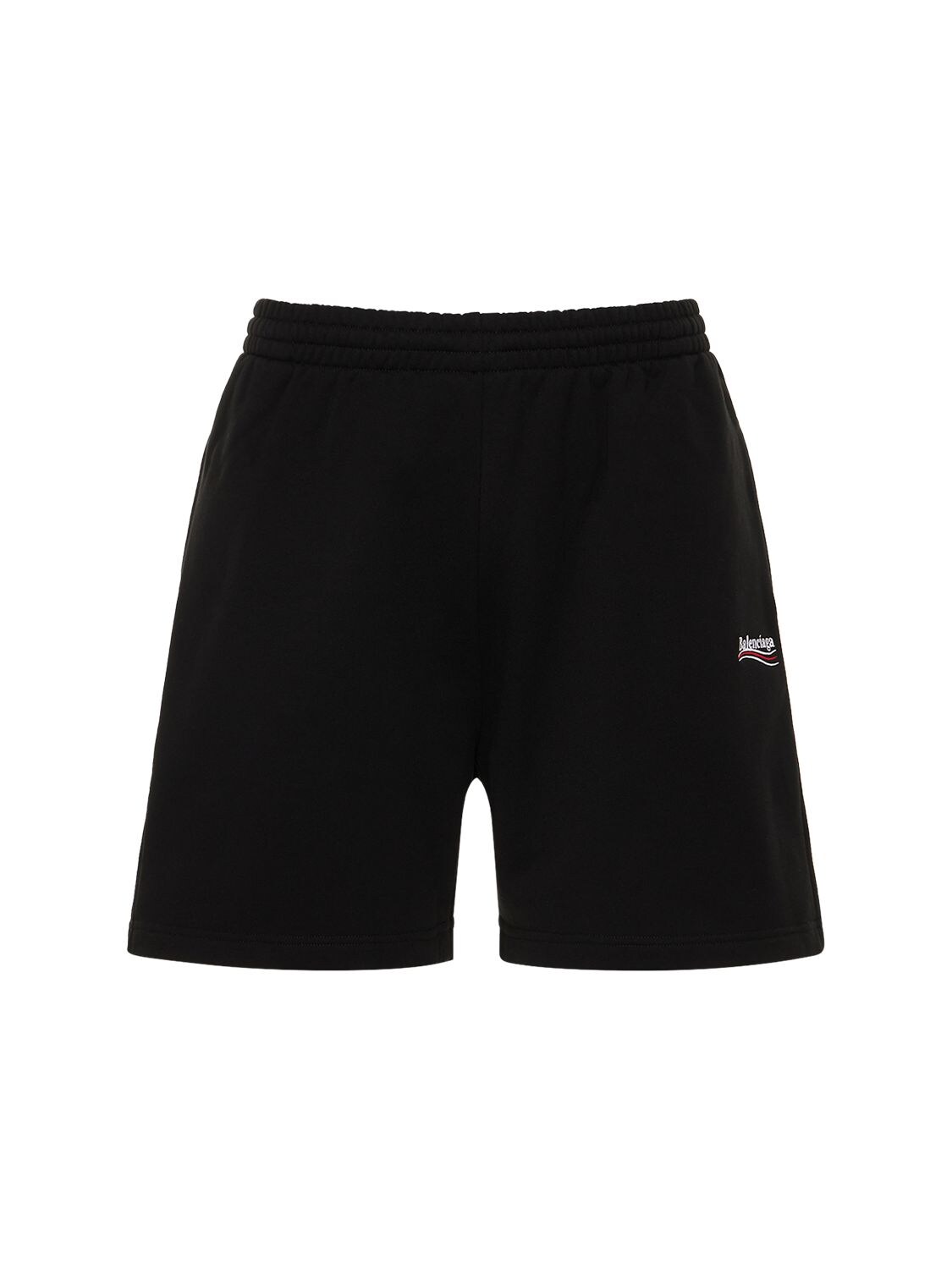 Embroidered Cotton Sweat Shorts – MEN > CLOTHING > SHORTS