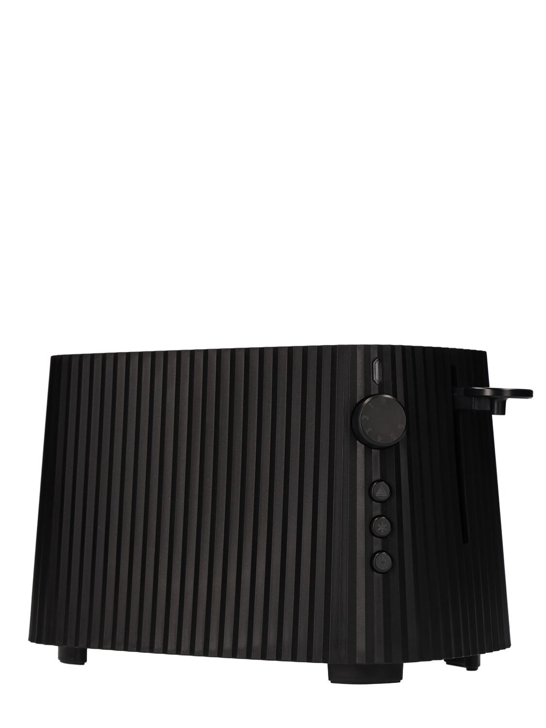 Shop Alessi Plissé Toaster In Black