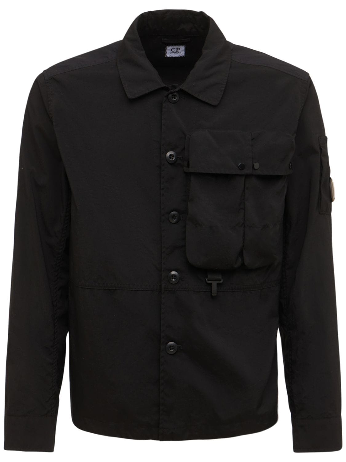 C.p. Company Taylon-p Overshirt In Black | ModeSens
