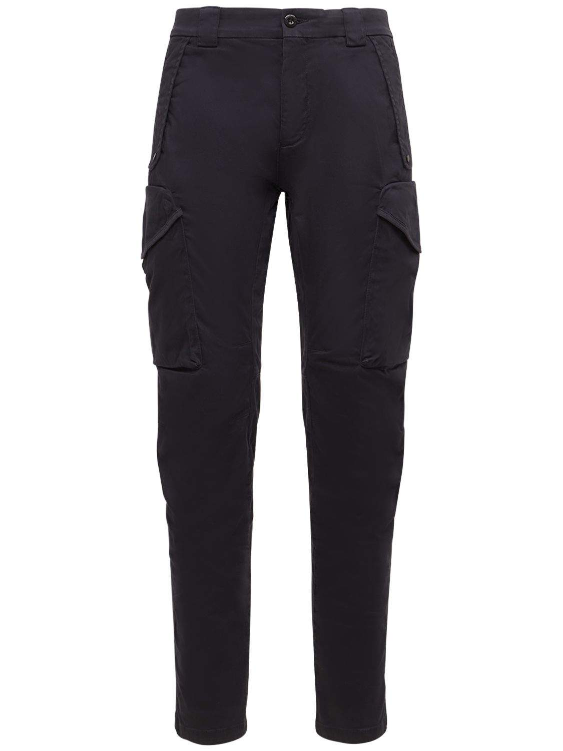 Stretch Sateen Regular Fit Cargo Pants 