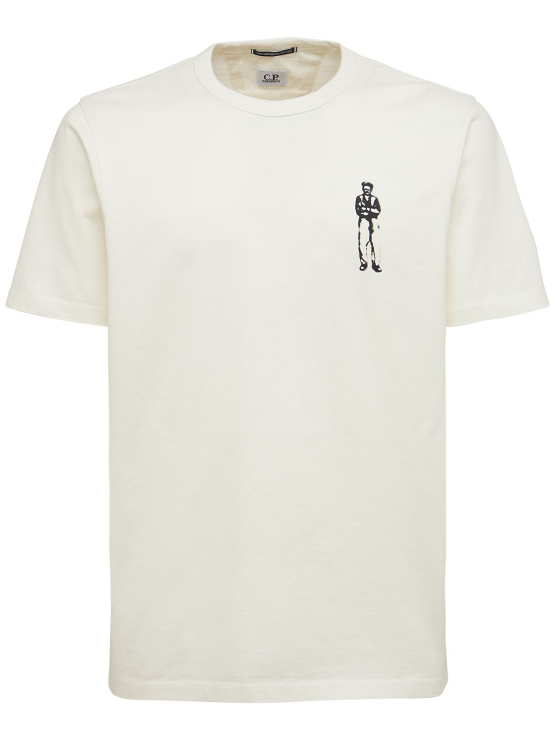 C.p. Company - Logo printed cotton t 